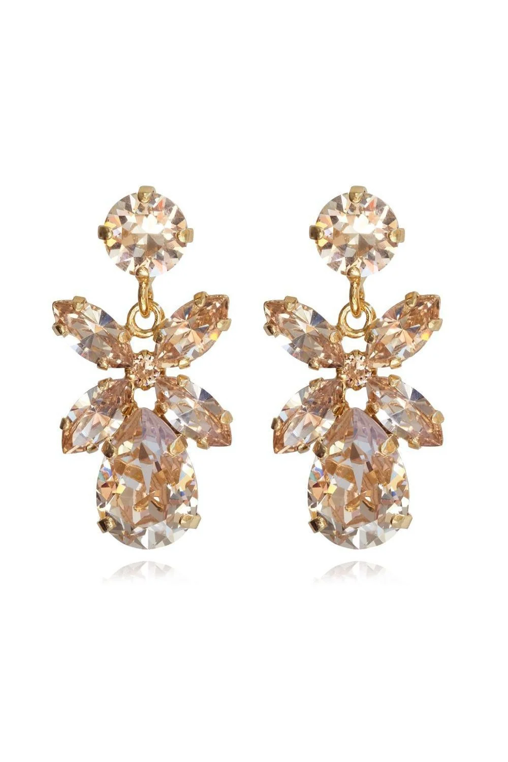 MINI DIONE EARRINGS GOLD Silk