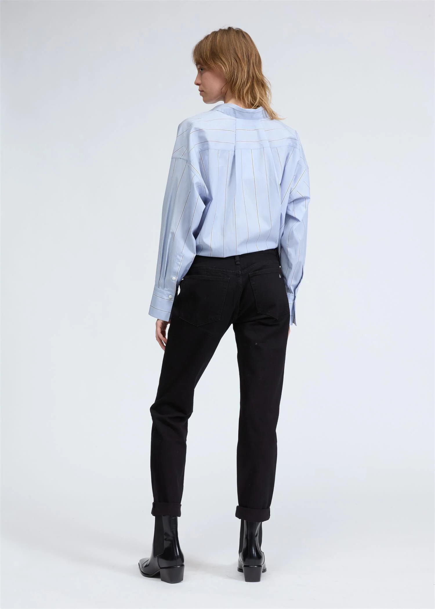 DRE LOW-RISE SLIM BOYFRIEND Black - Image 2