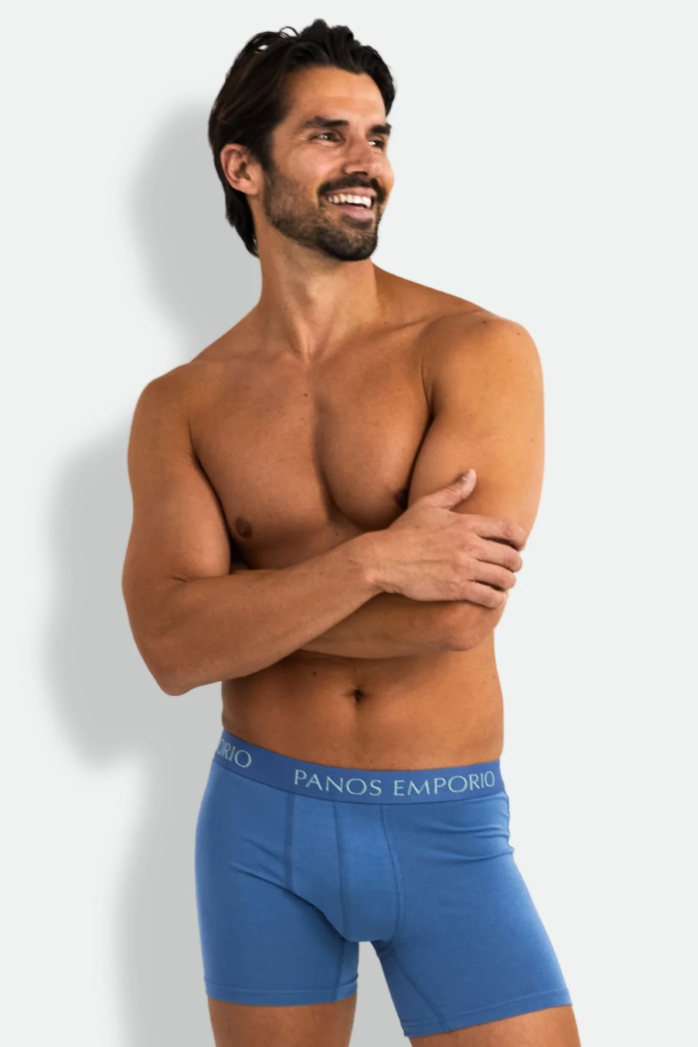 3PK BASE BAMBOO BOXER  Captain's Blue - Image 7