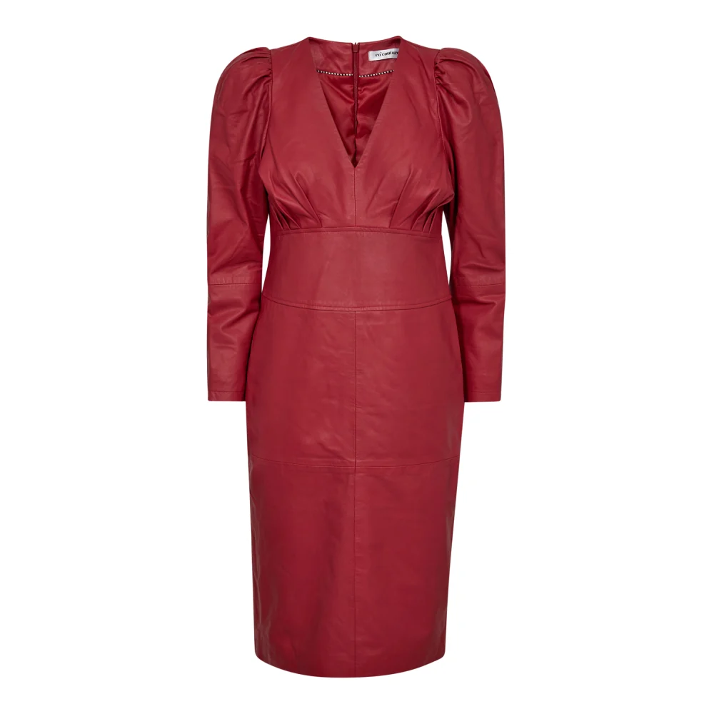 PhoebeCC DRAPE PUFF DRESS Flame