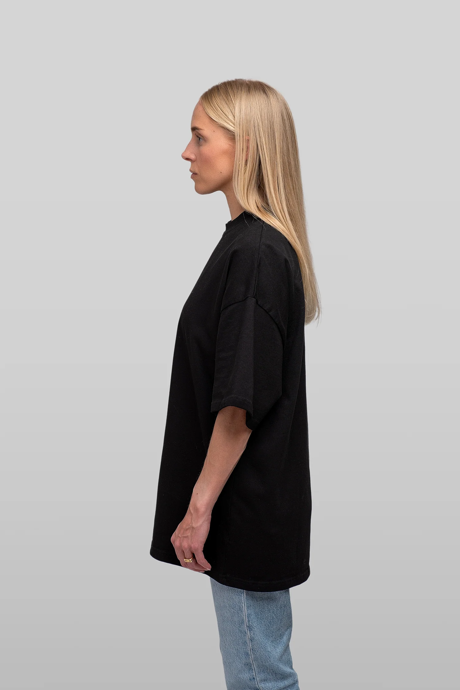 BOX FIT T-SHIRT  Black - Image 10