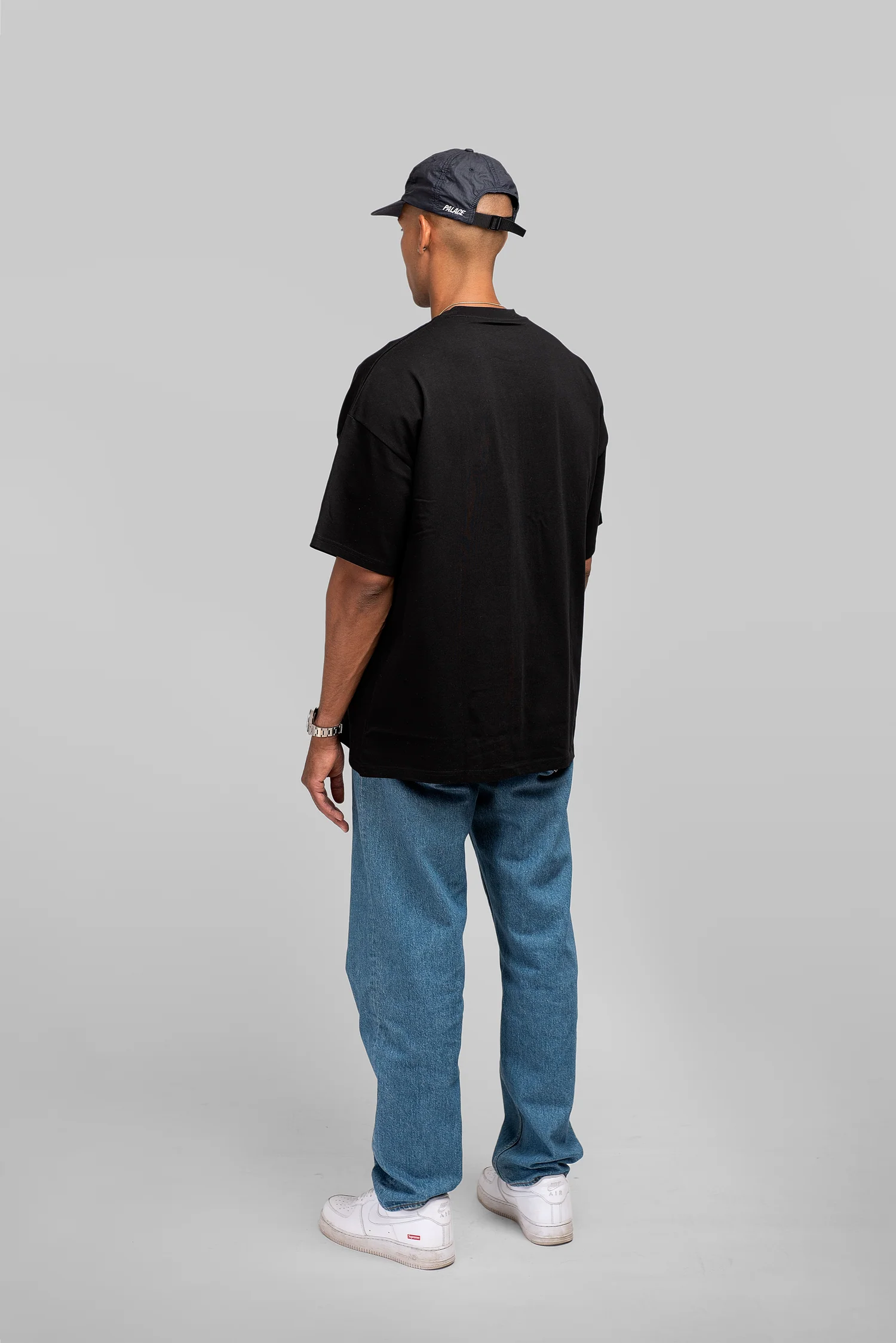BOX FIT T-SHIRT  Black - Image 7