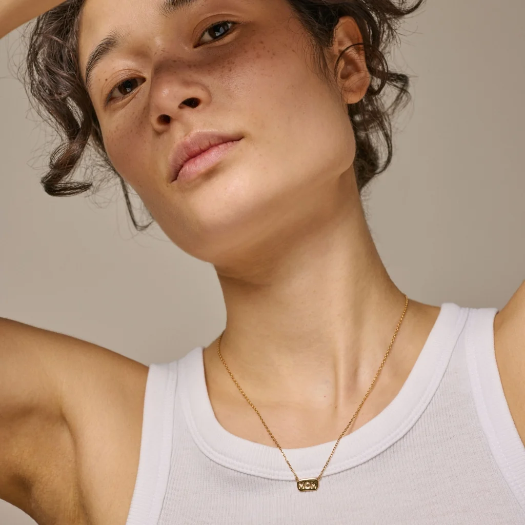 NECKLACE, MOM Gold - Image 3