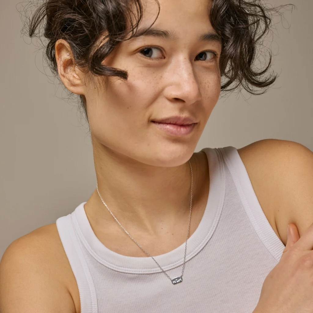NECKLACE, MOM  Silver - Image 2