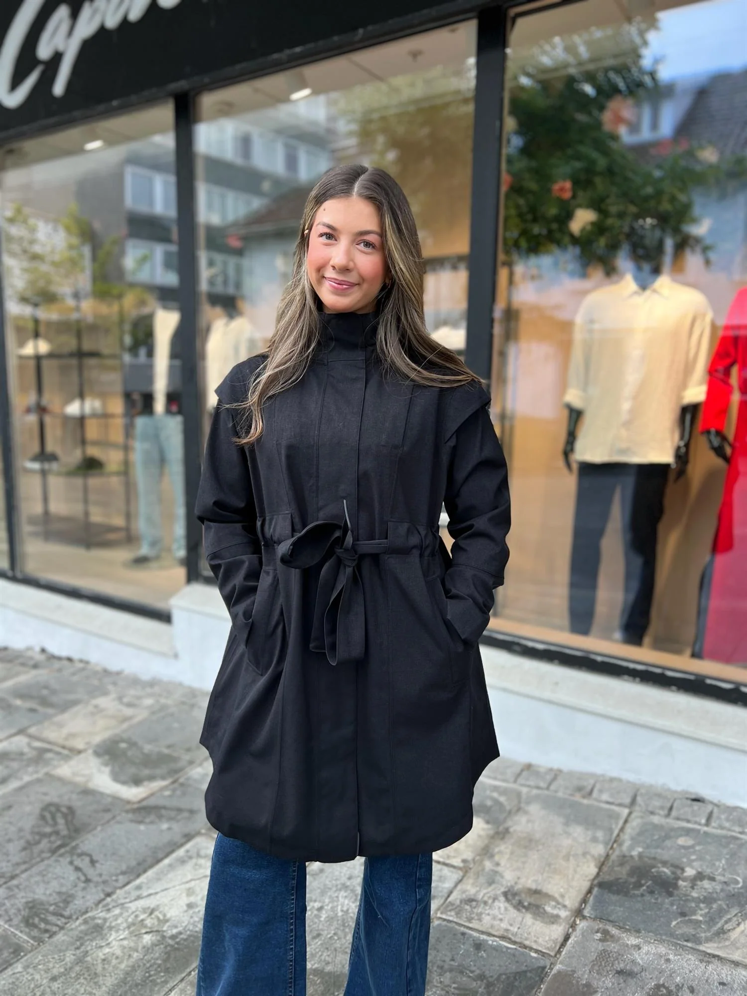 Monsun Coat New Black