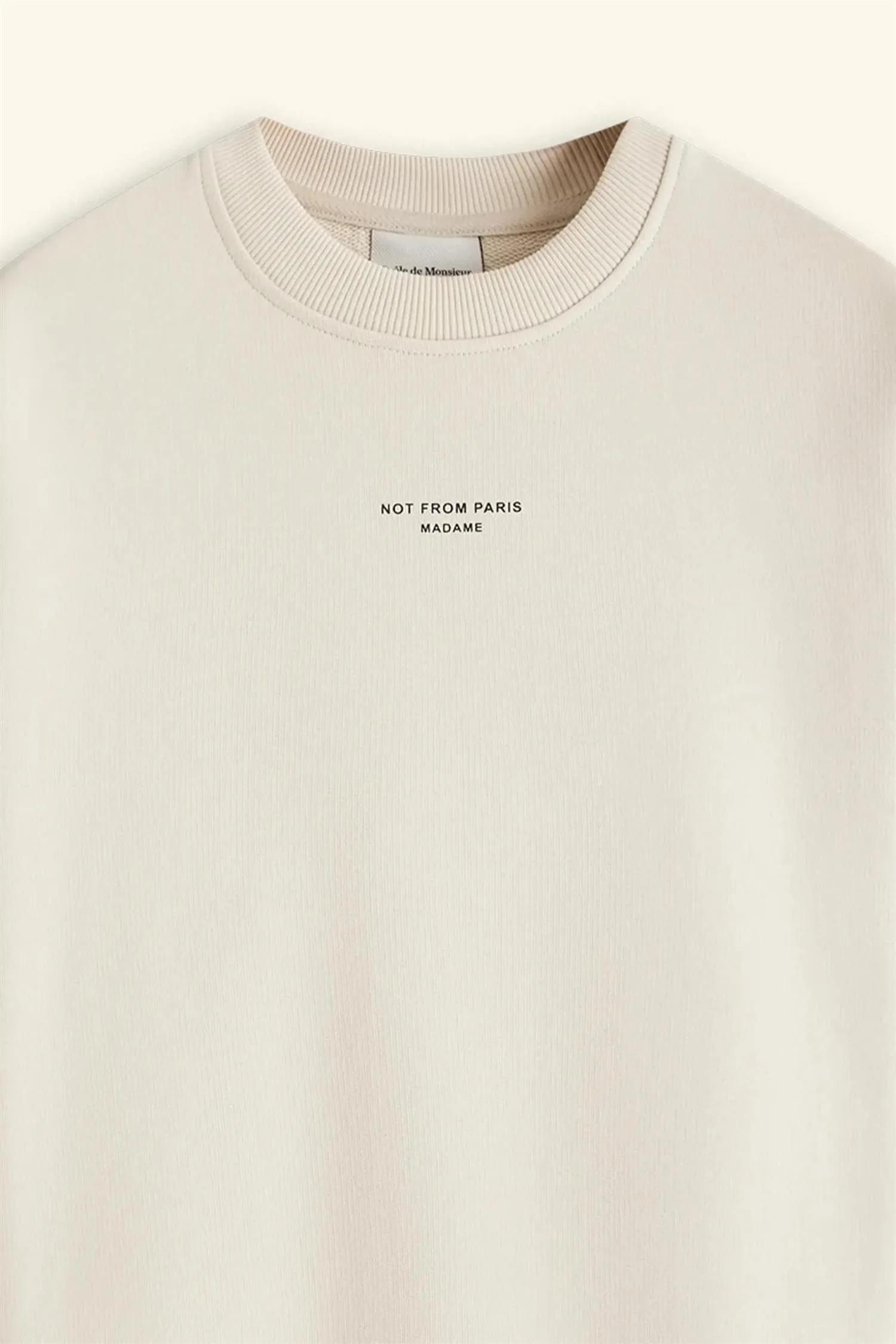 Le Sweatshirt Slogan Classique  Mastic - Image 3