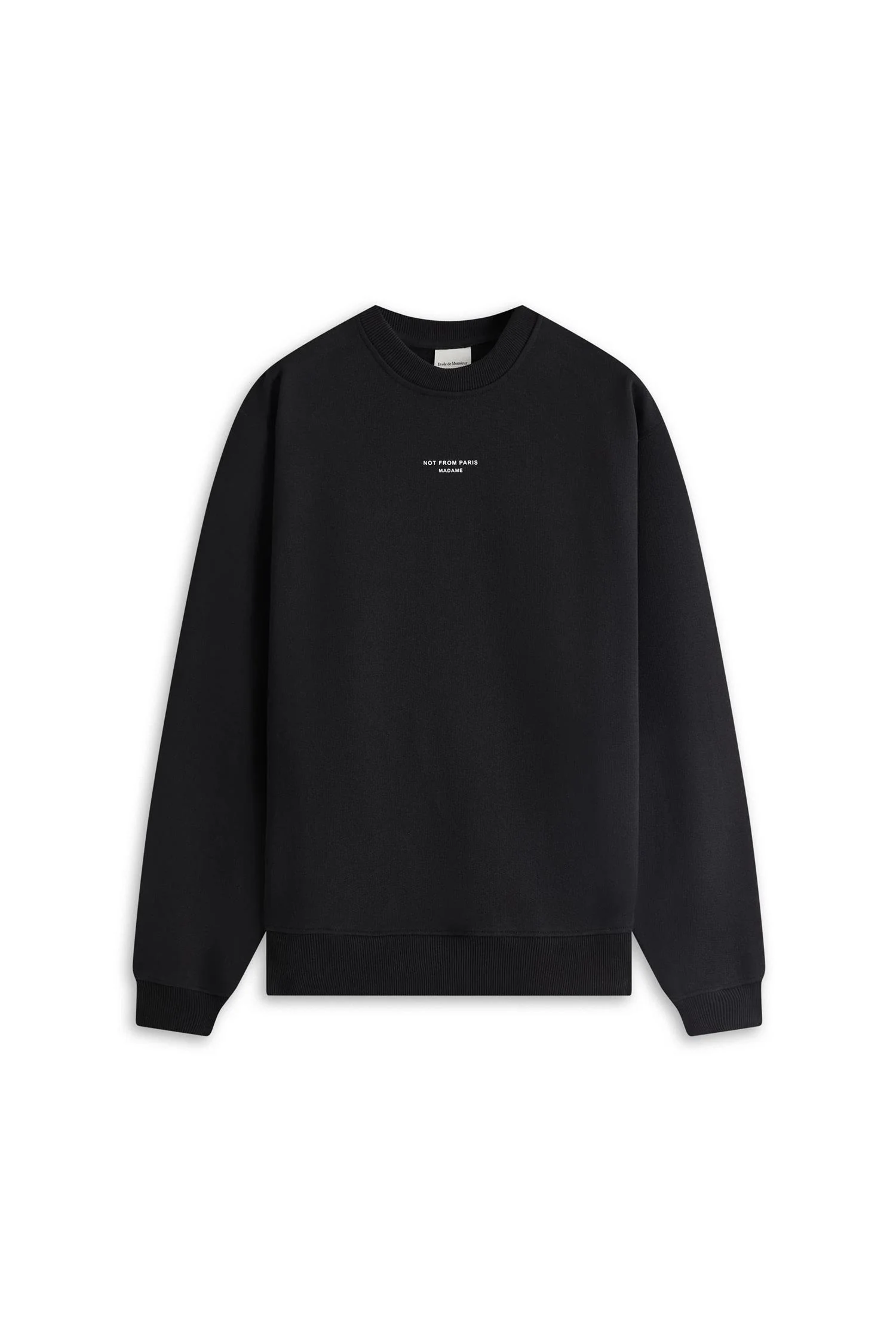 Le Sweatshirt Slogan Classique Black - Image 2