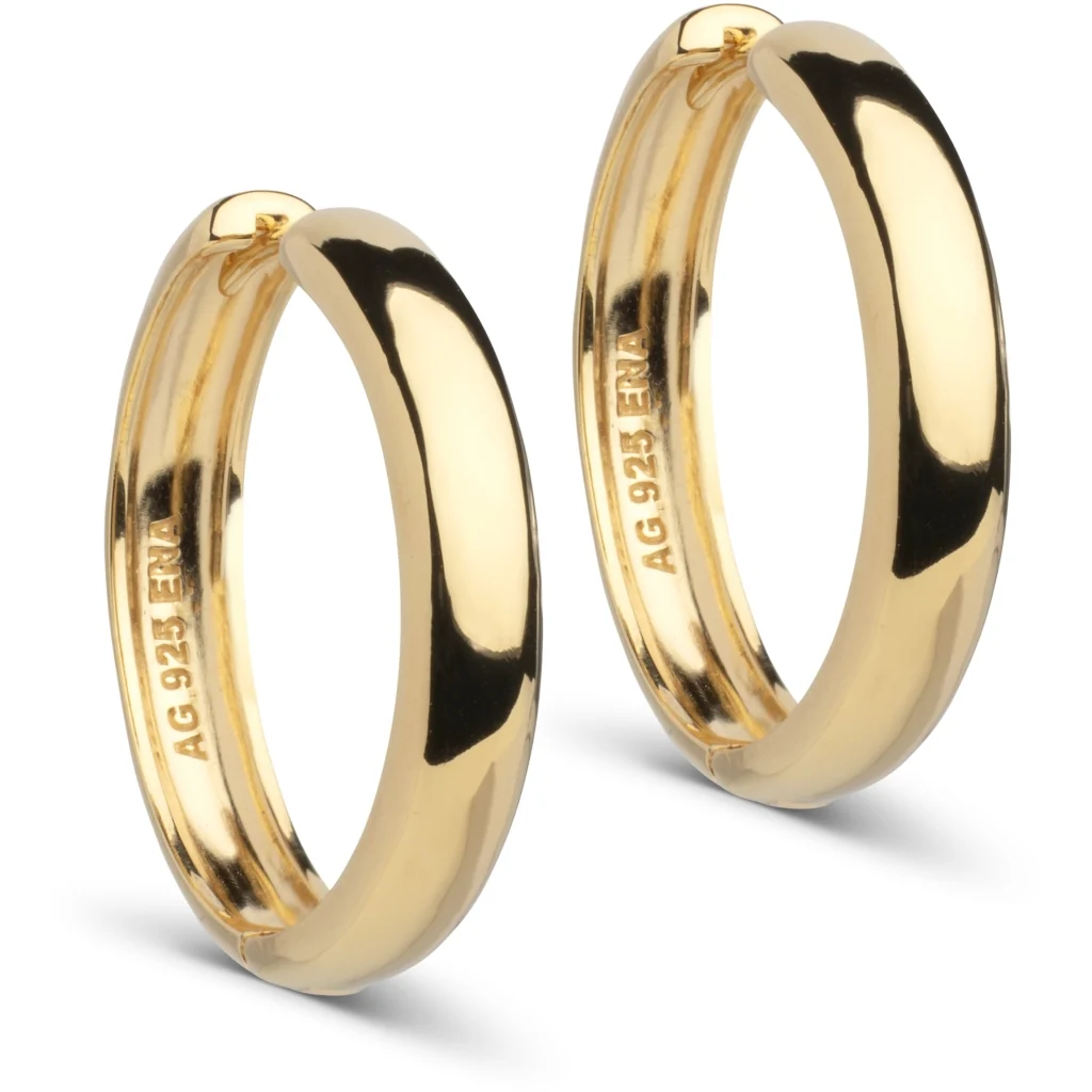 HOOPS, CLASSIC WIDE 25 MM Gold