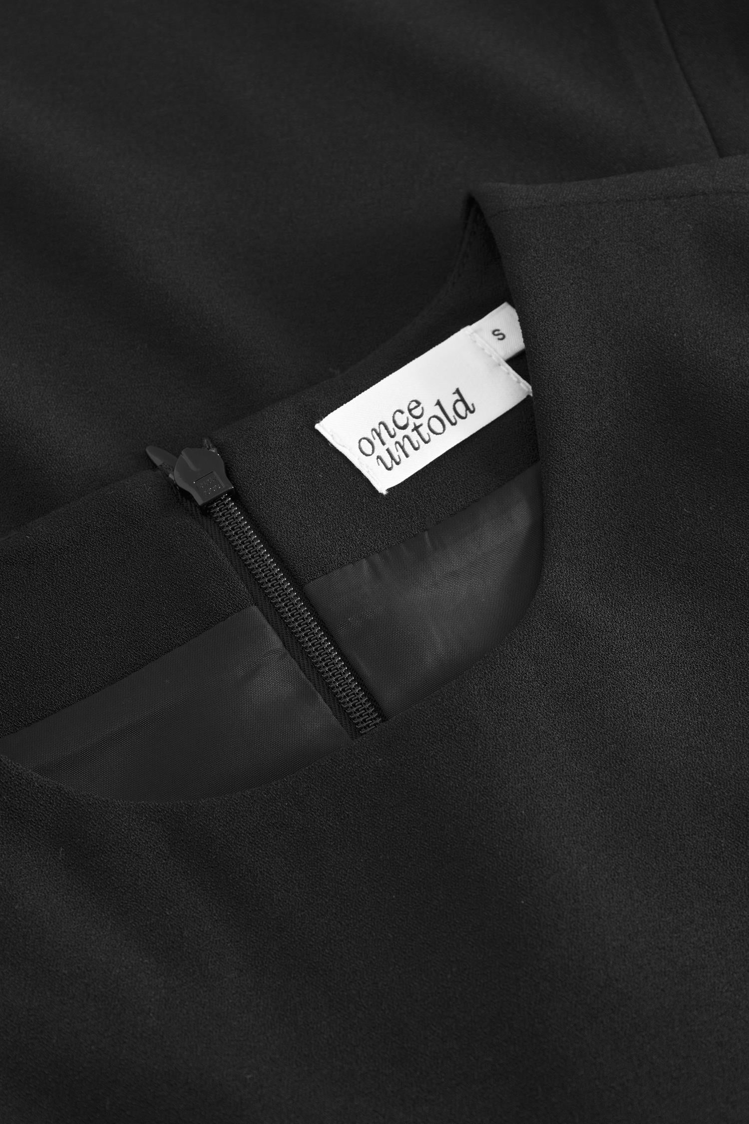 Ebony Midi Dress Black - Image 2