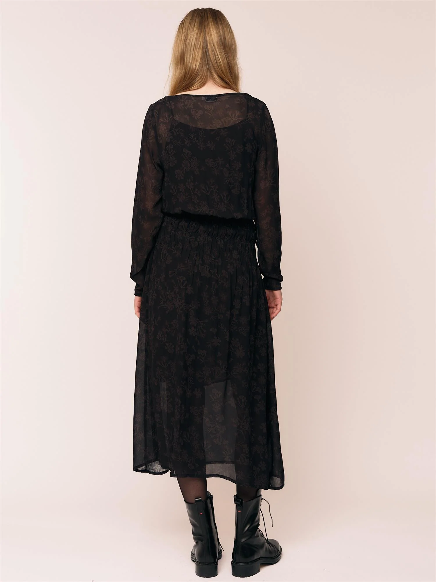 Frost Smock Dress  Petite Plum Flower - Image 3