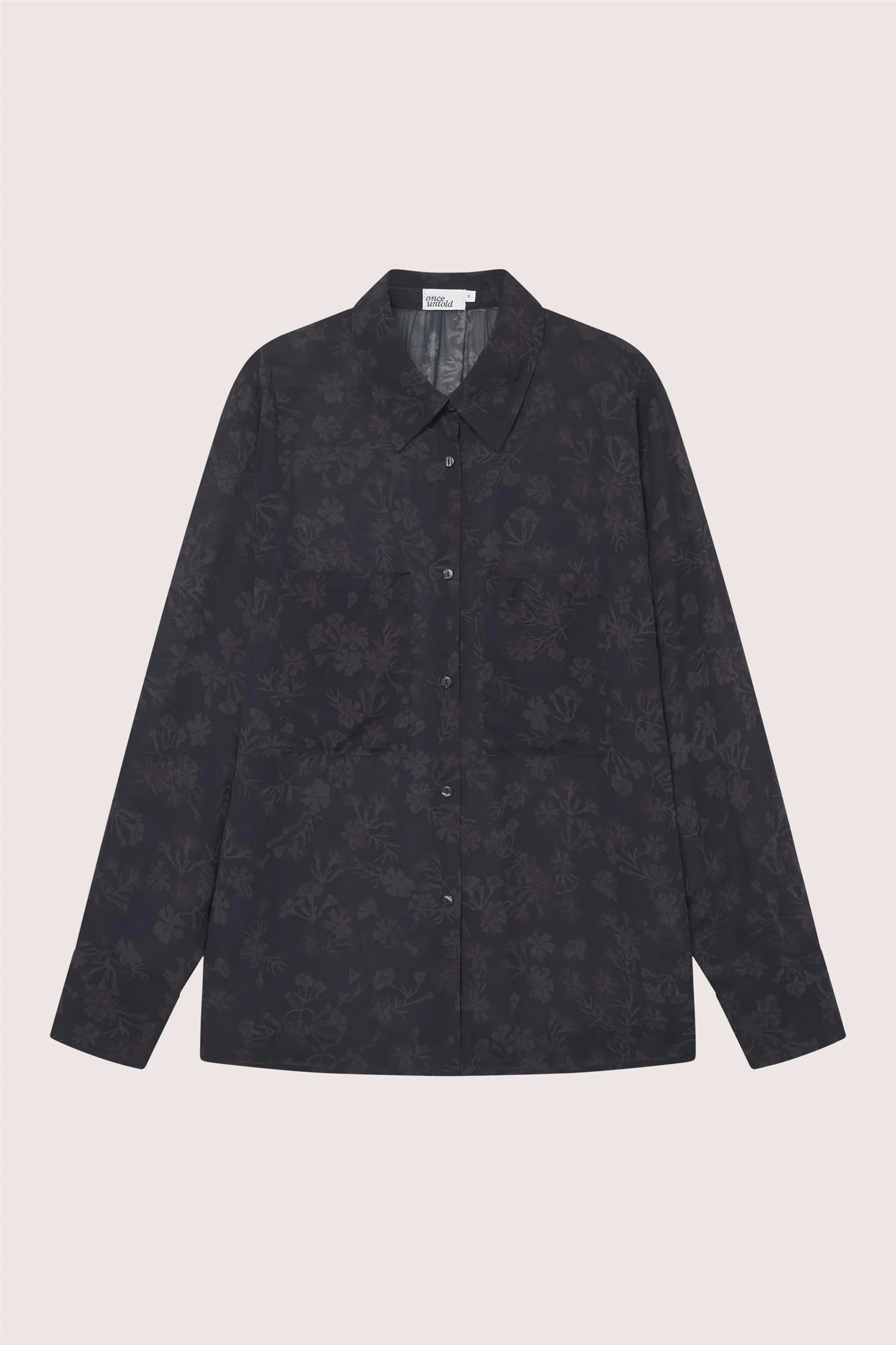 Frost Shirt Petite Plum Flower