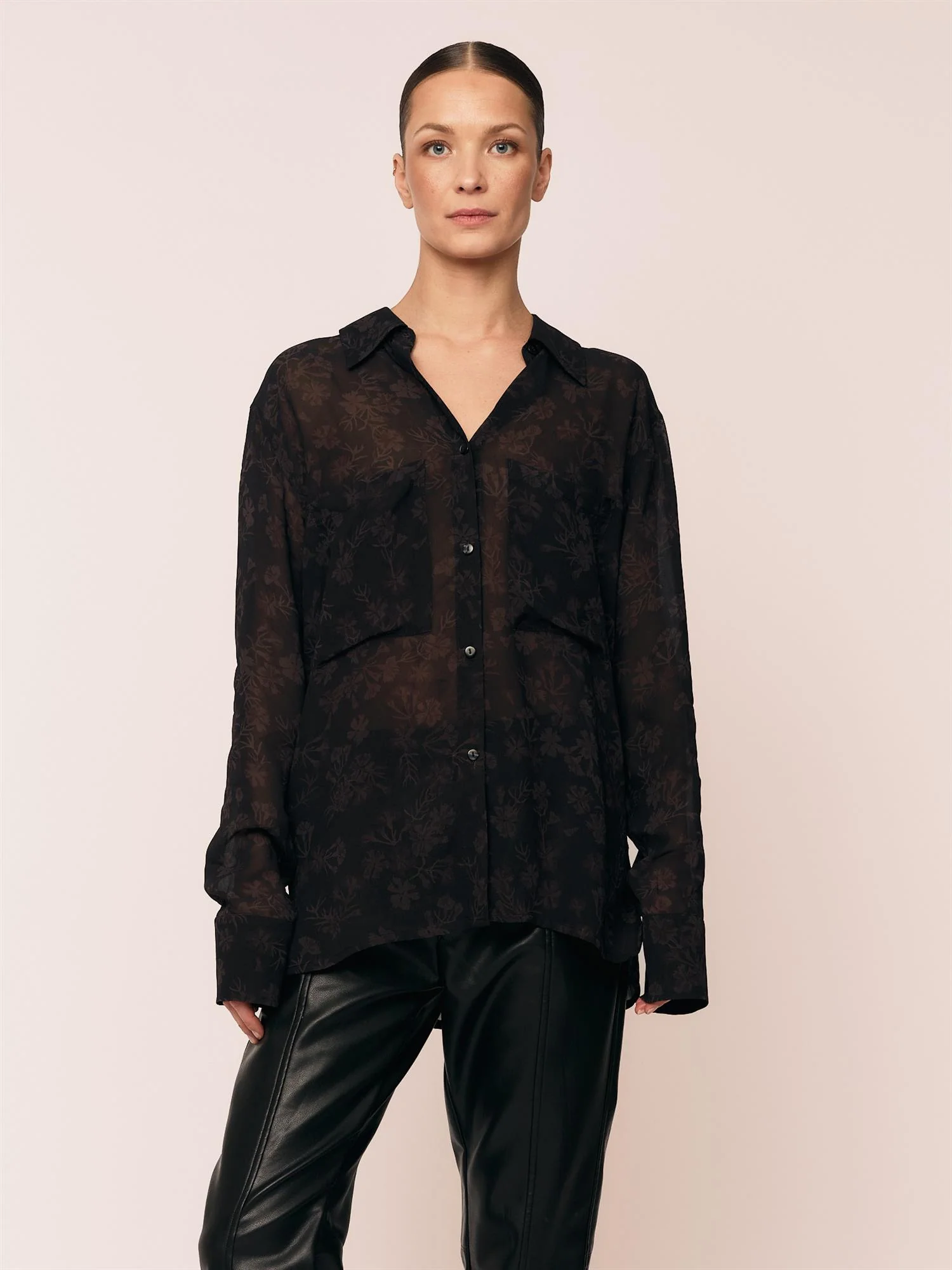 Frost Shirt Petite Plum Flower - Image 2
