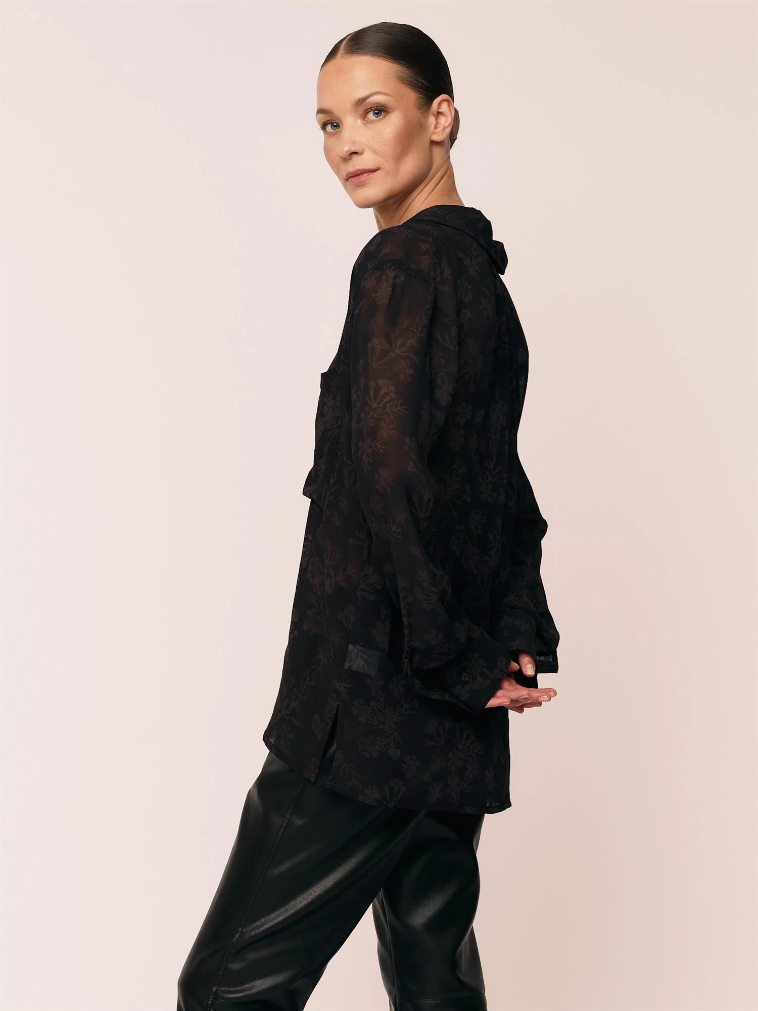 Frost Shirt Petite Plum Flower - Image 3
