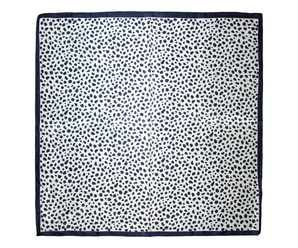 Skjerf animal 70x70  Blå