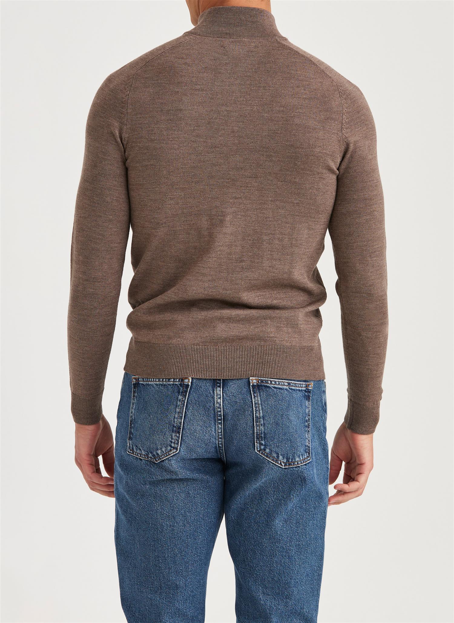 Merino John Zip Brown - Image 3