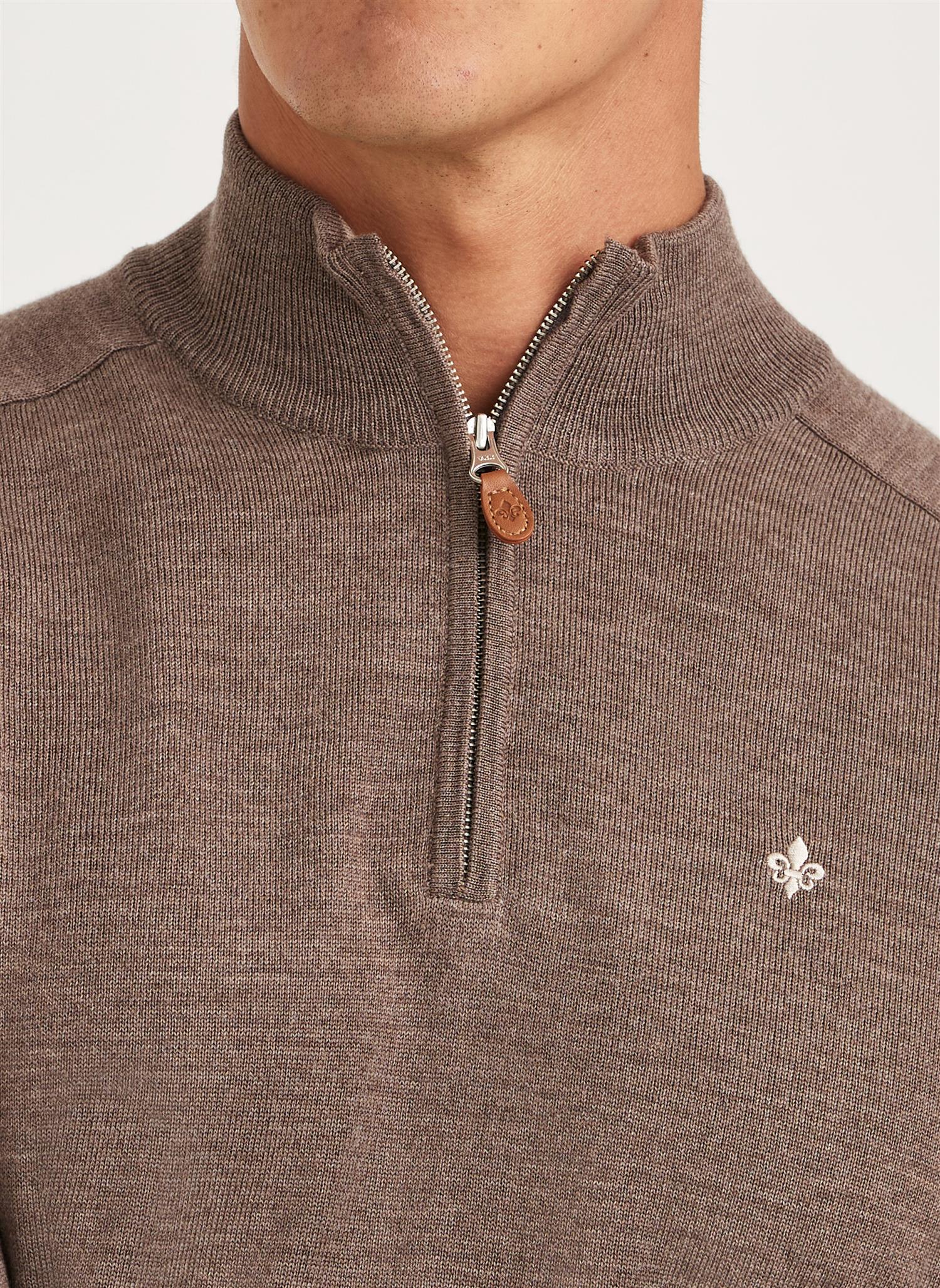 Merino John Zip Brown - Image 4