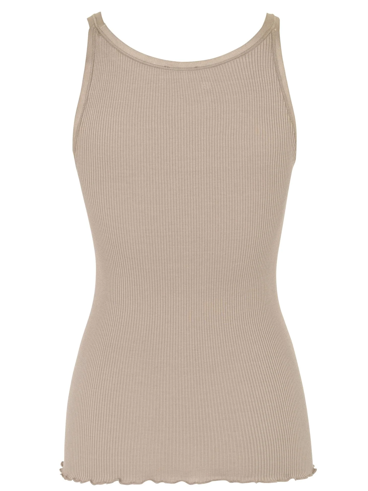 Belle U-neck Strap Elastic Top  Cacao - Image 2