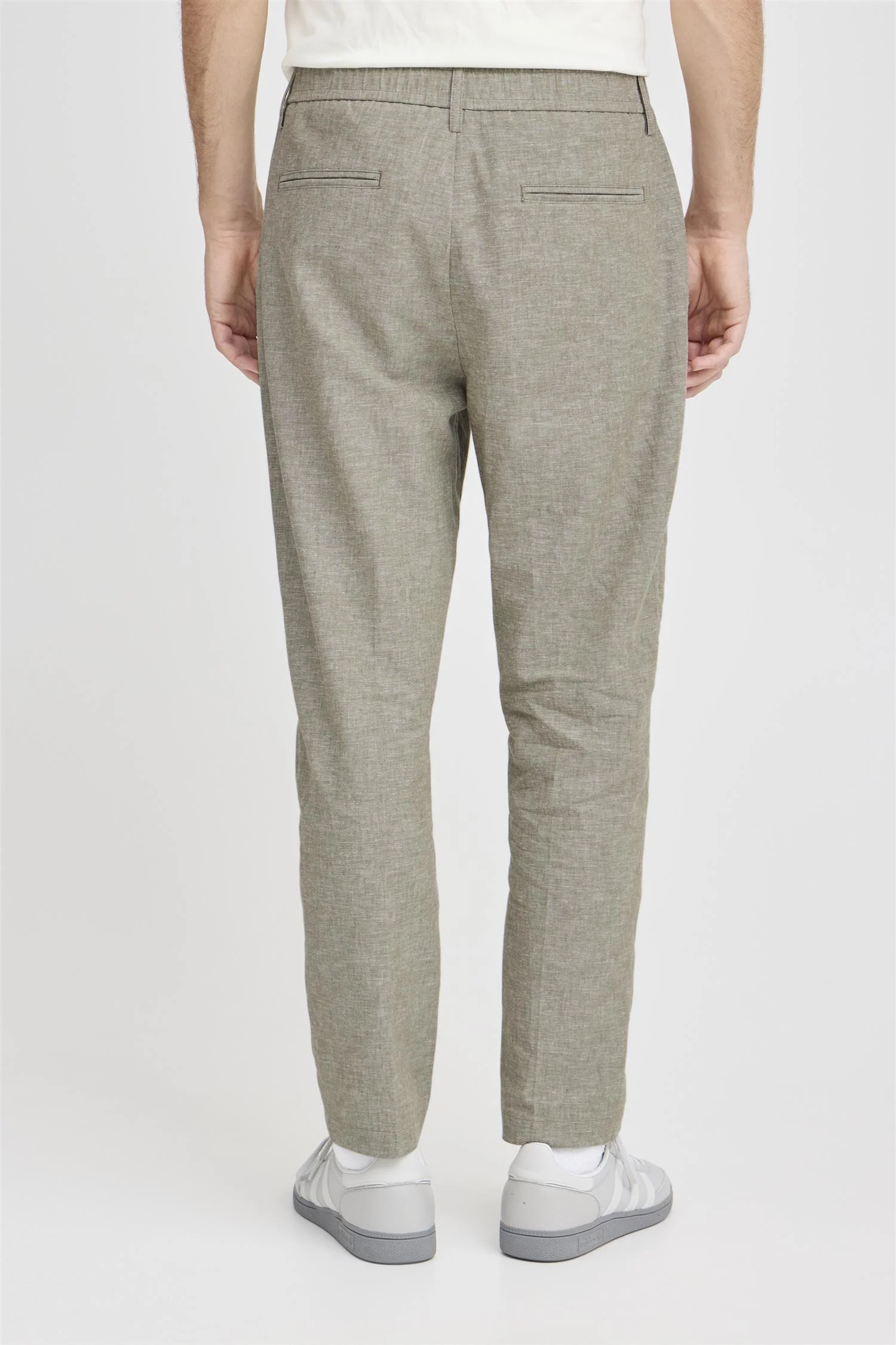 MARC 0144 linen mix pants Mermaid Melange - Image 2
