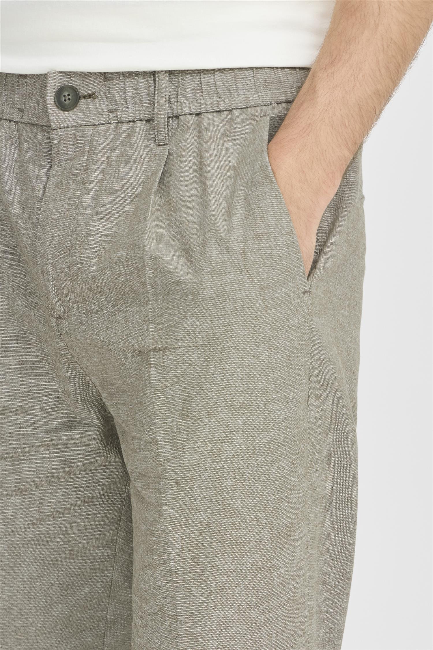 MARC 0144 linen mix pants Mermaid Melange - Image 3