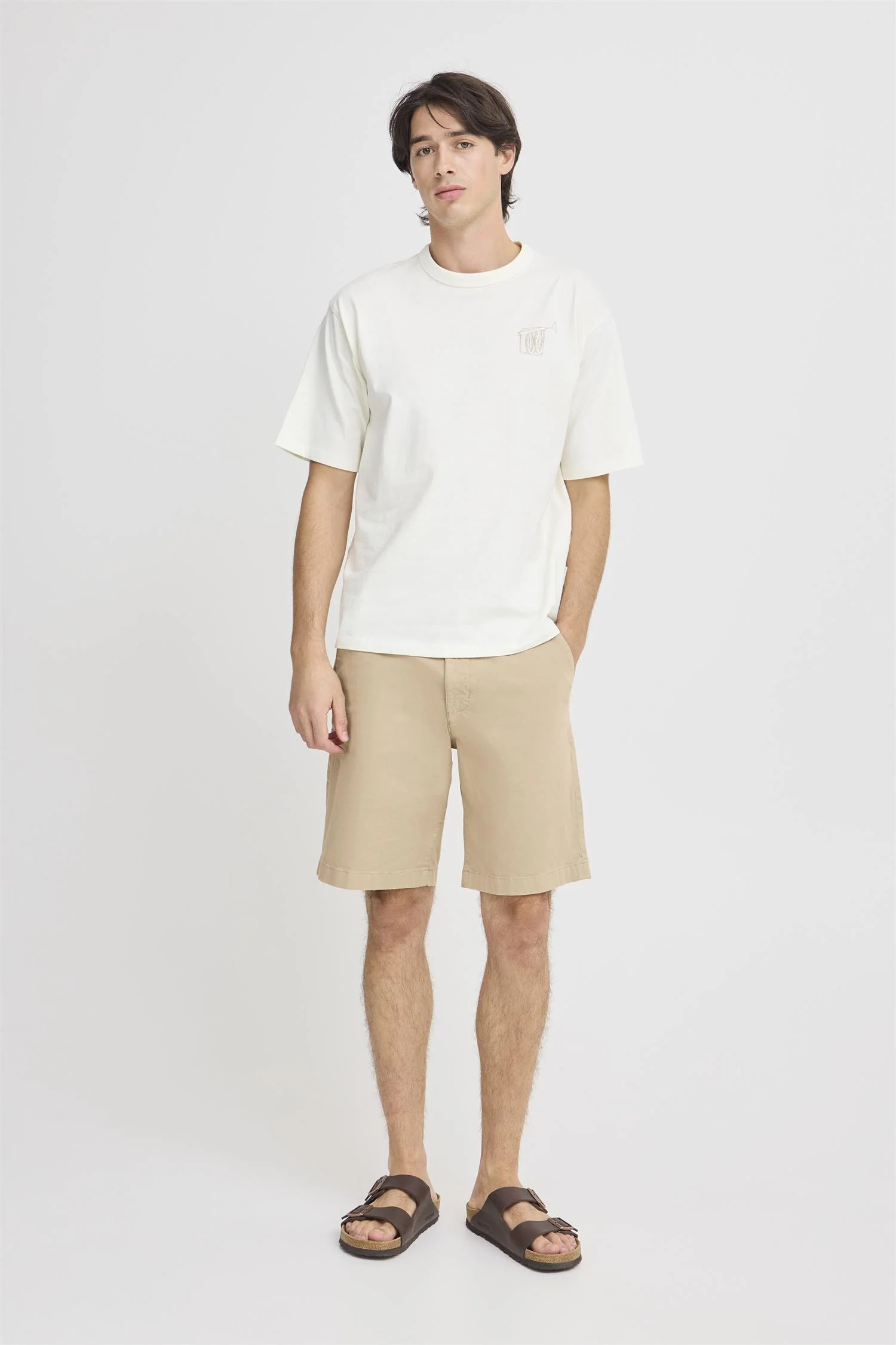 BENNET wide shorts Plaza Taupe - Image 6