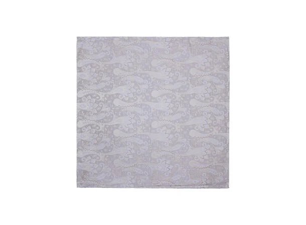 Lommetørkle mønstret beige Beige