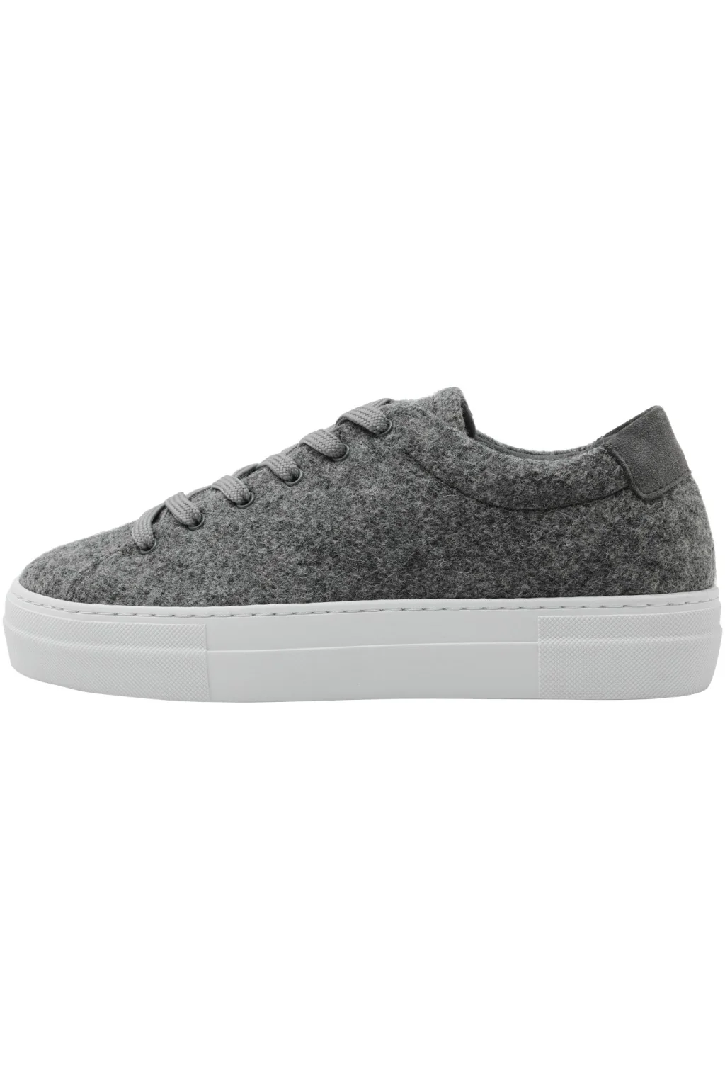 Ella Kvadrat Grey Melange Wool