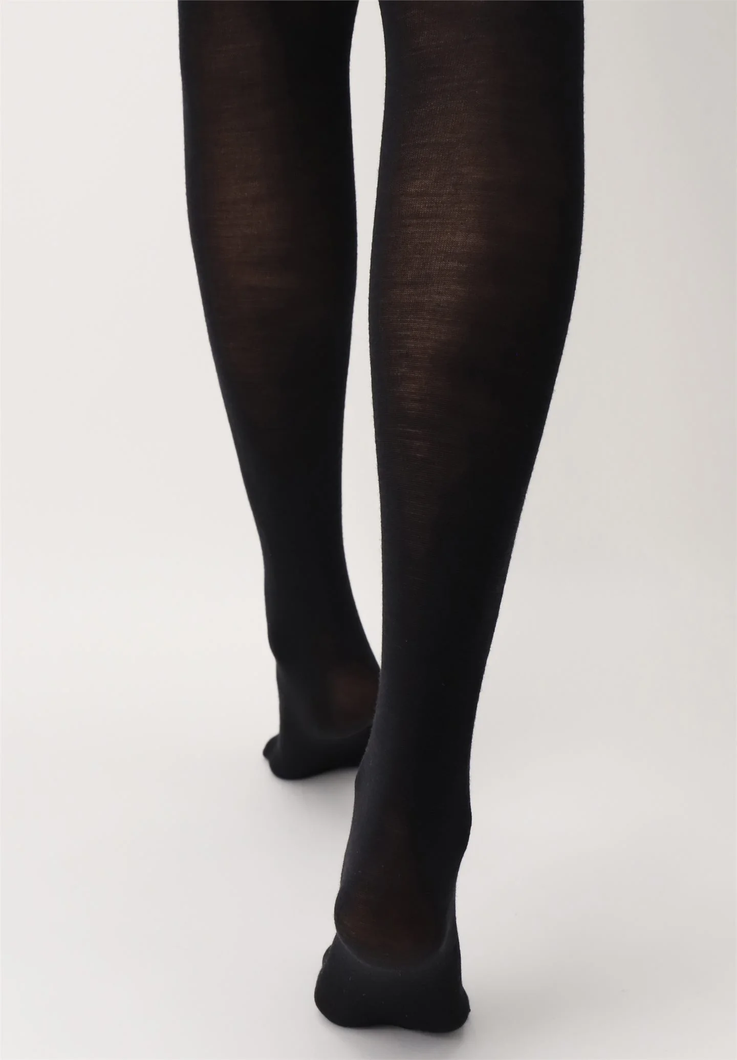 NIVES FINE WOOL TIGHTS  Brown - Image 2