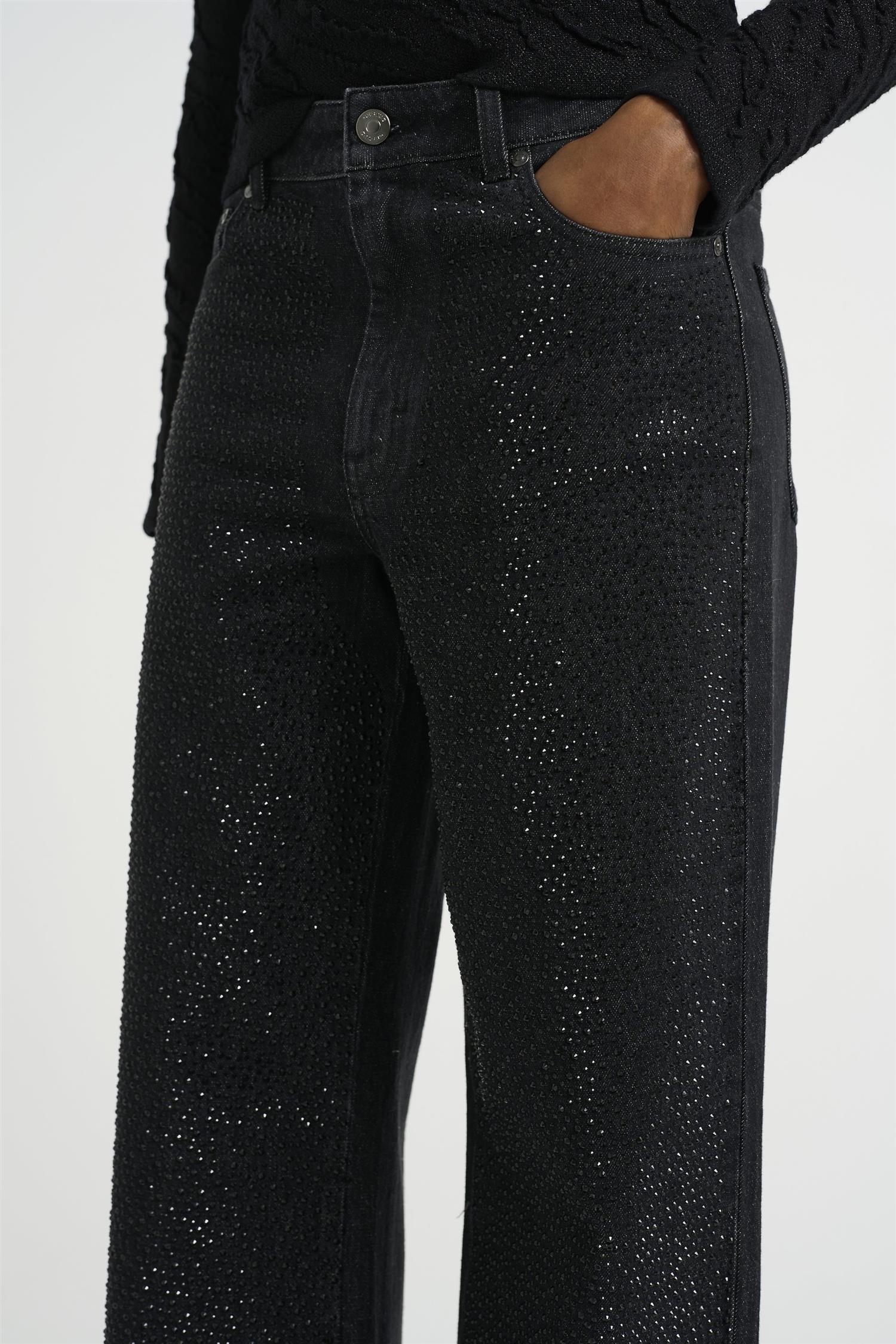 ZorahGZ MW jeans  Dark Black Wash - Image 5