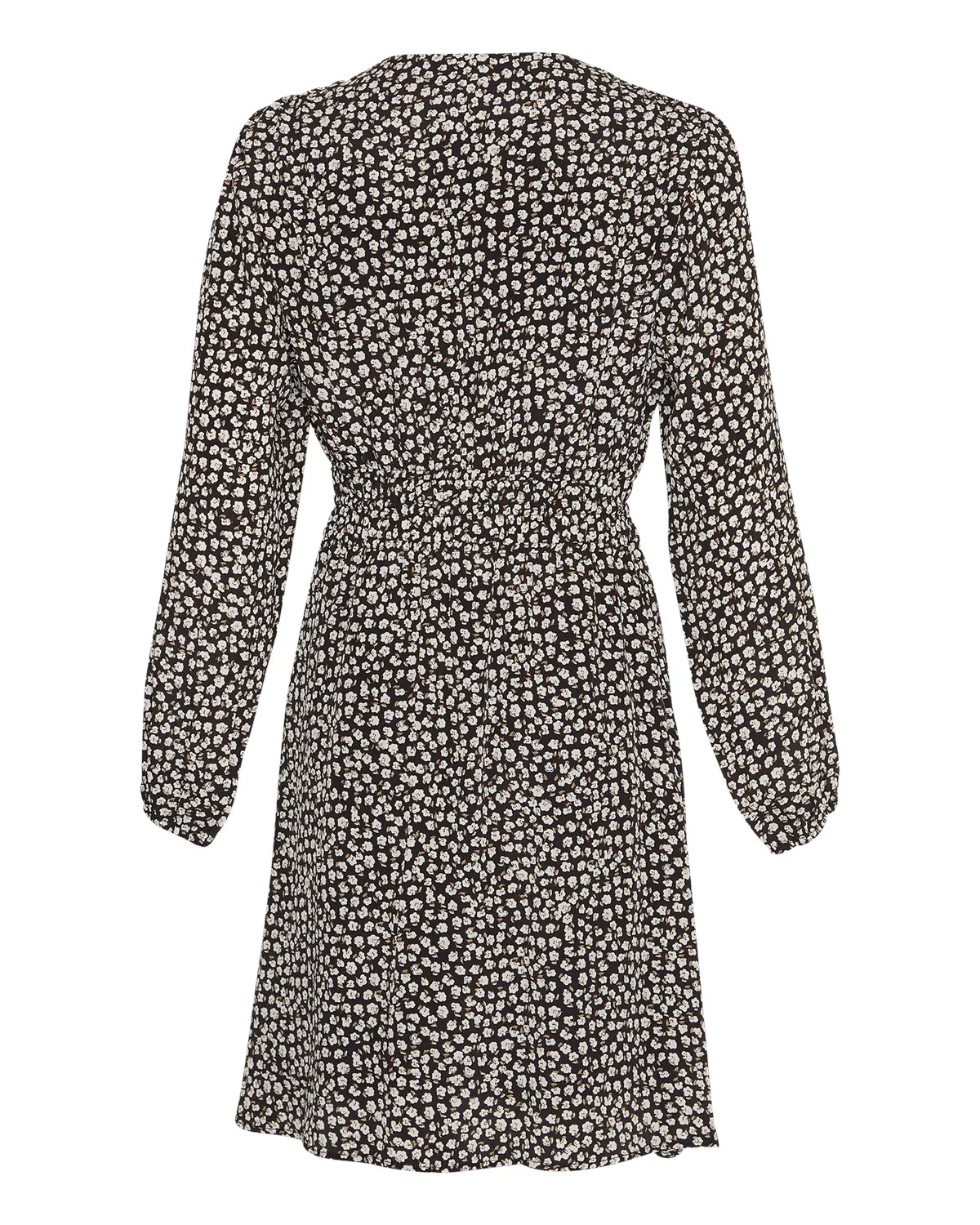 MSCHZeida Rhian Short Dress Aop Black Flower - Image 2