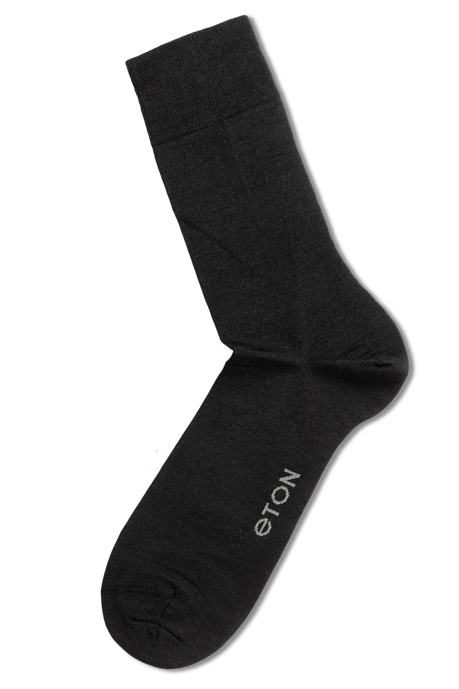 Eton Fine Wool Plain  Black - Image 3