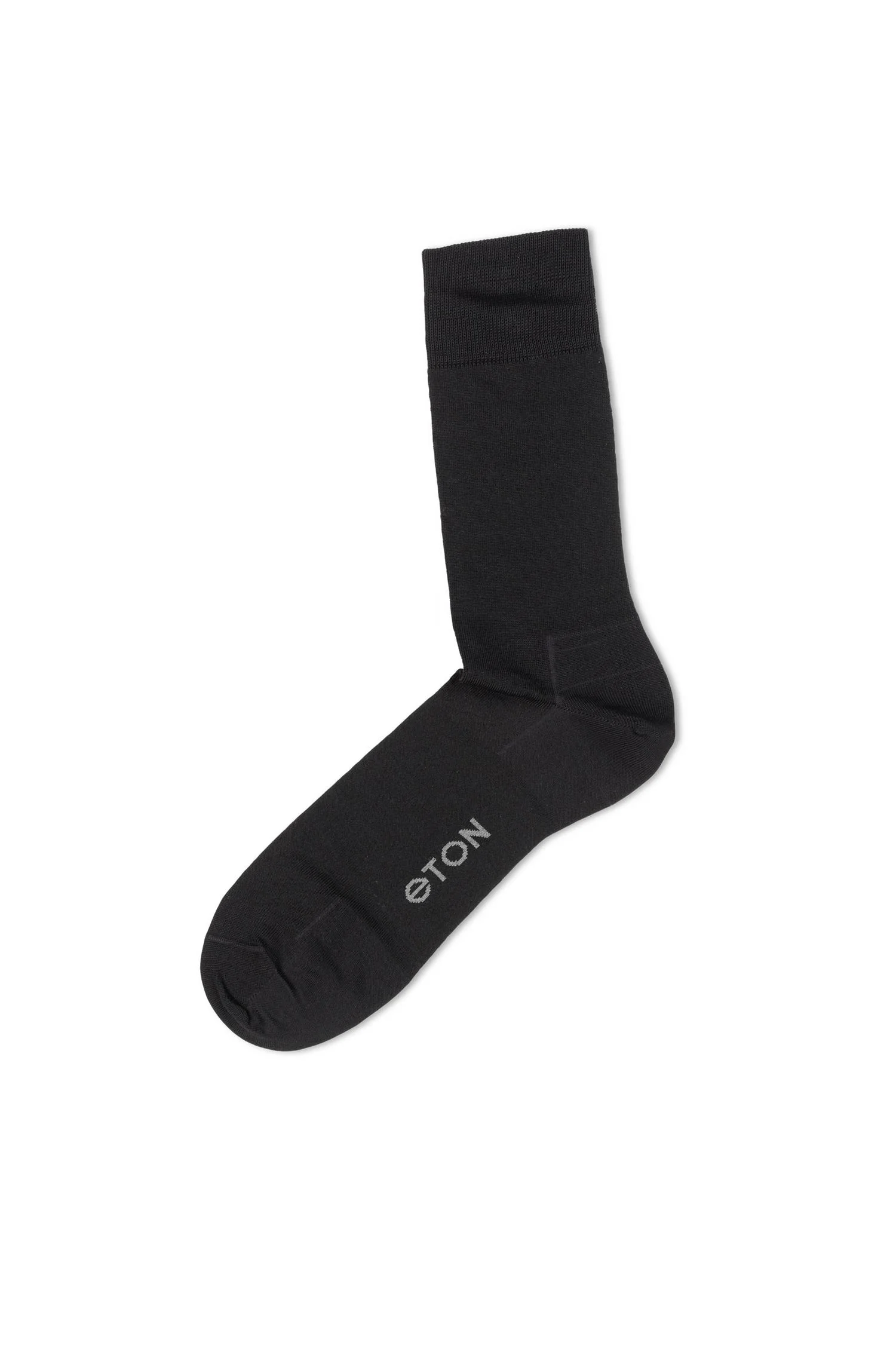 Eton Merc.Cotton Plain Black - Image 2