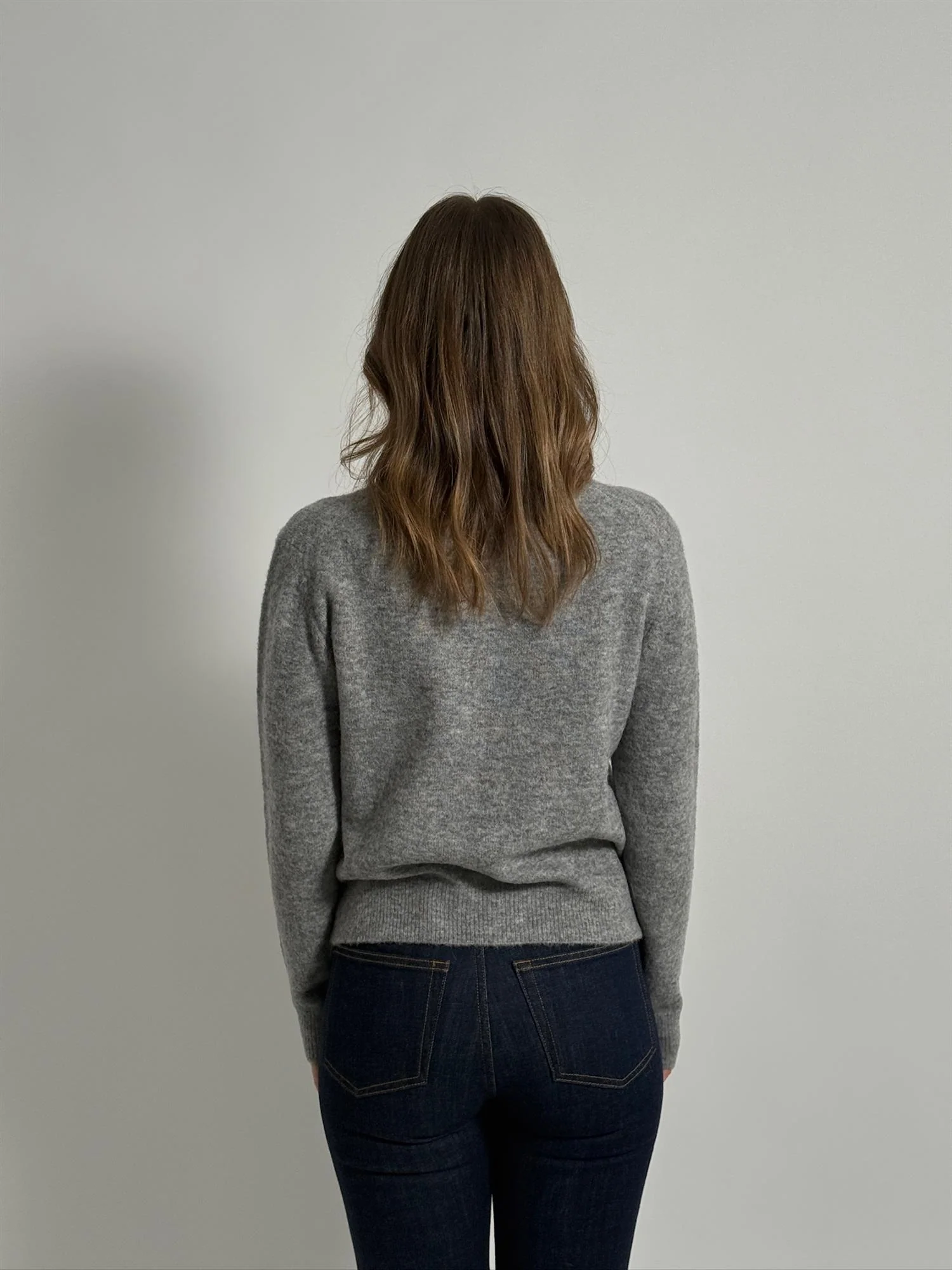 Nor short cardigan 7355 Grey Mel. - Image 4