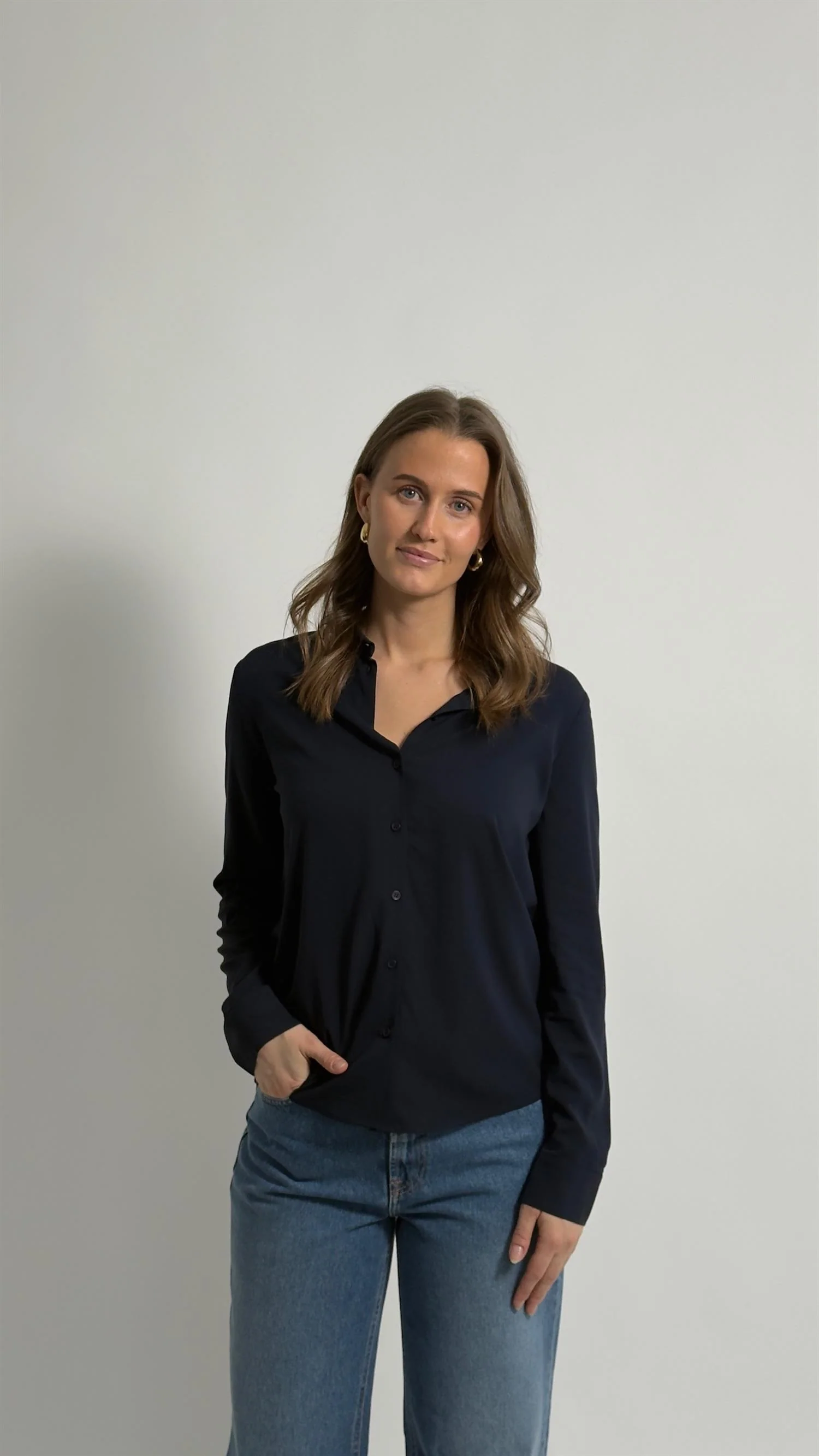 Milly np shirt 9942 Dark Sapphire