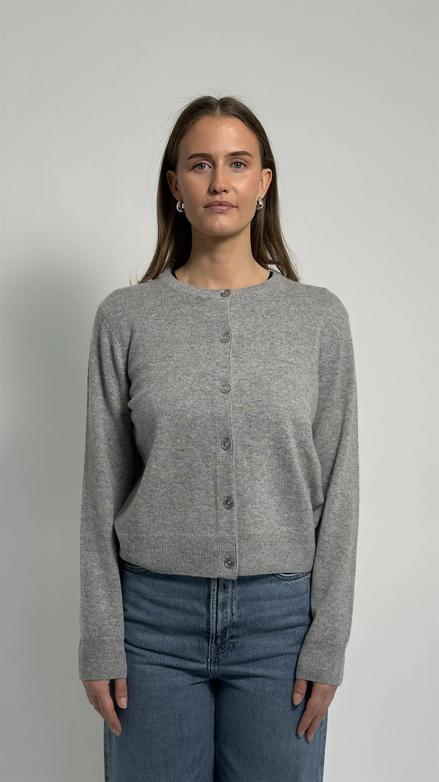 Saboston Cardigan 6304 Grey Mel.