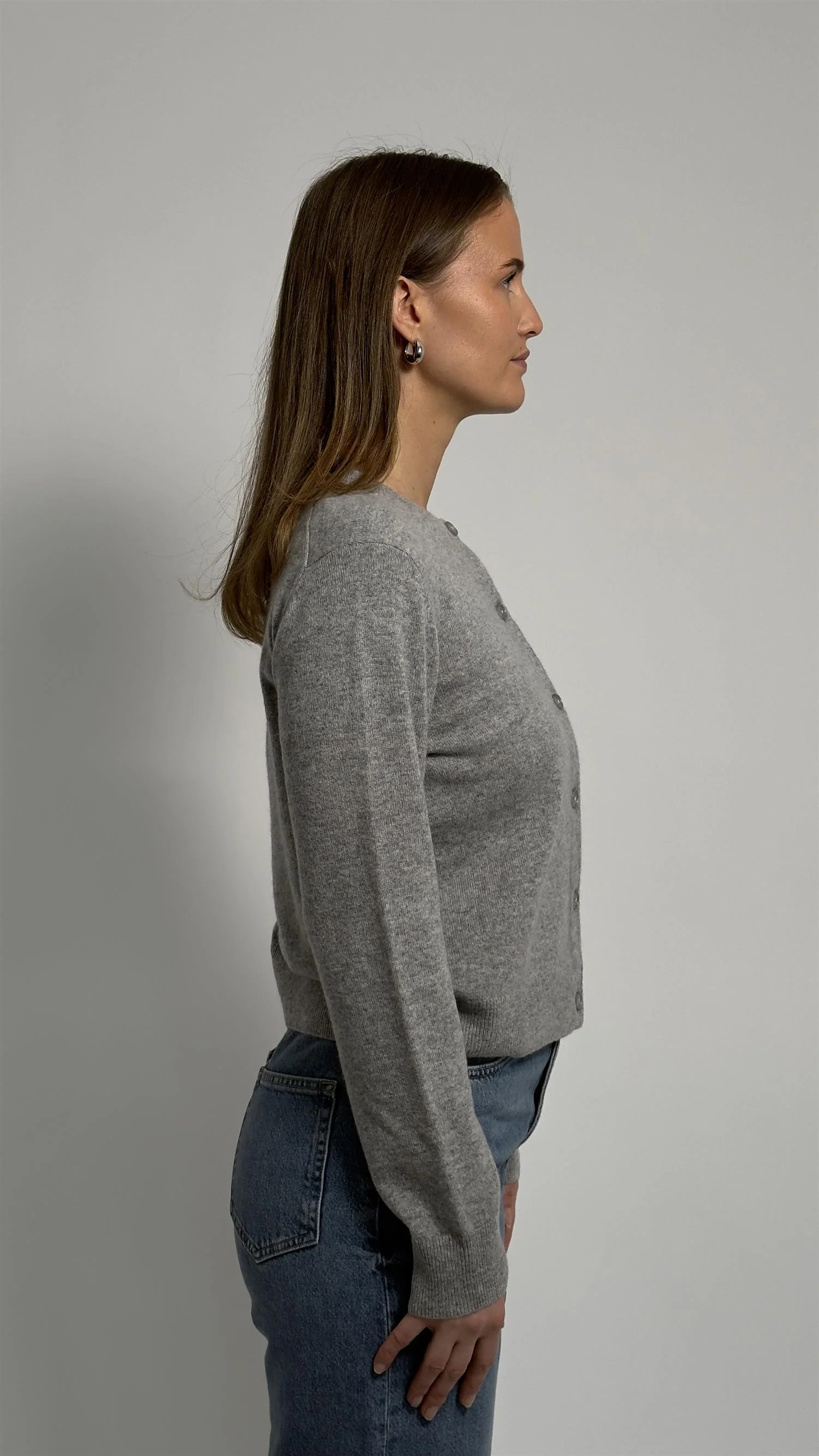 Saboston Cardigan 6304 Grey Mel. - Image 3