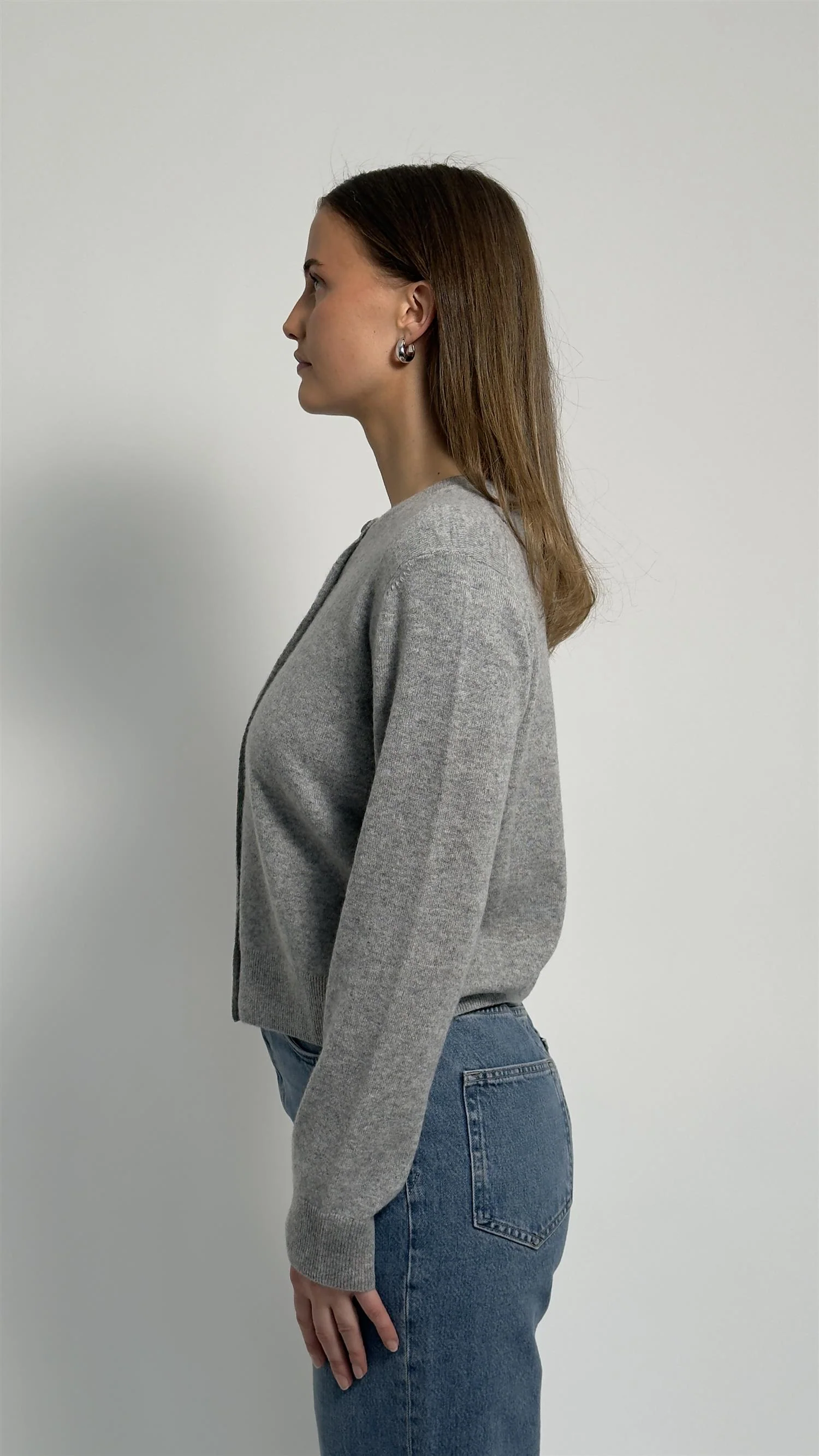 Saboston Cardigan 6304 Grey Mel. - Image 5