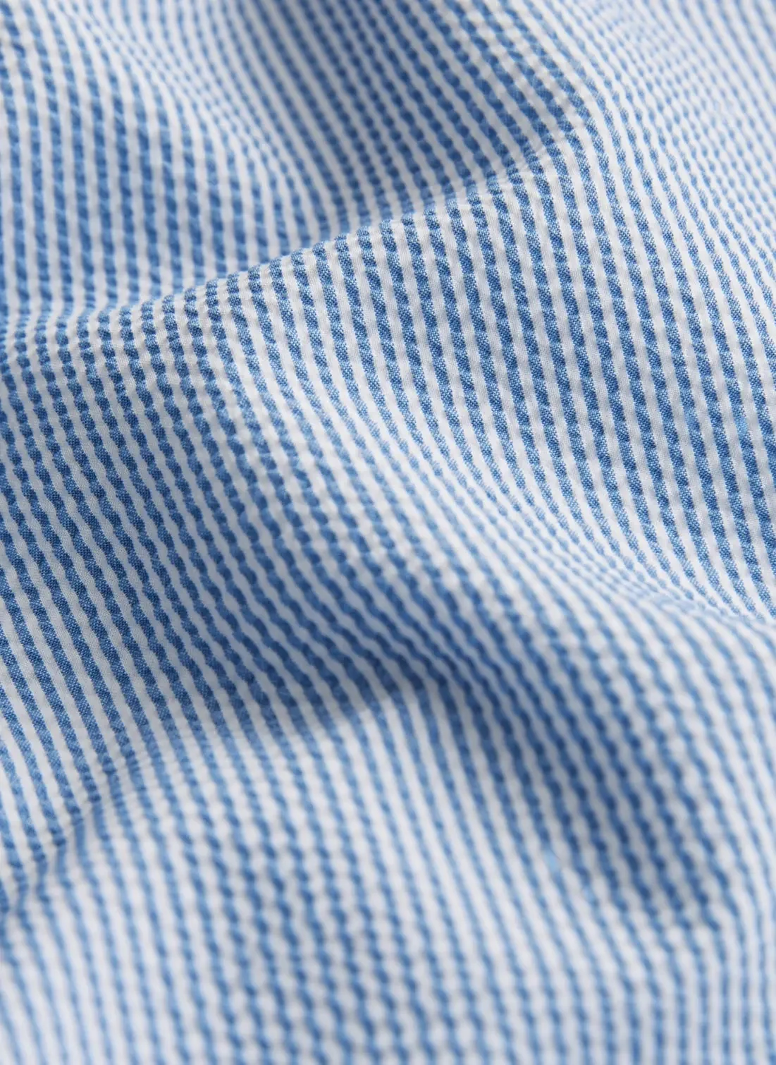 Morris Seersucker Bathing Trunks Light Blue - Image 3
