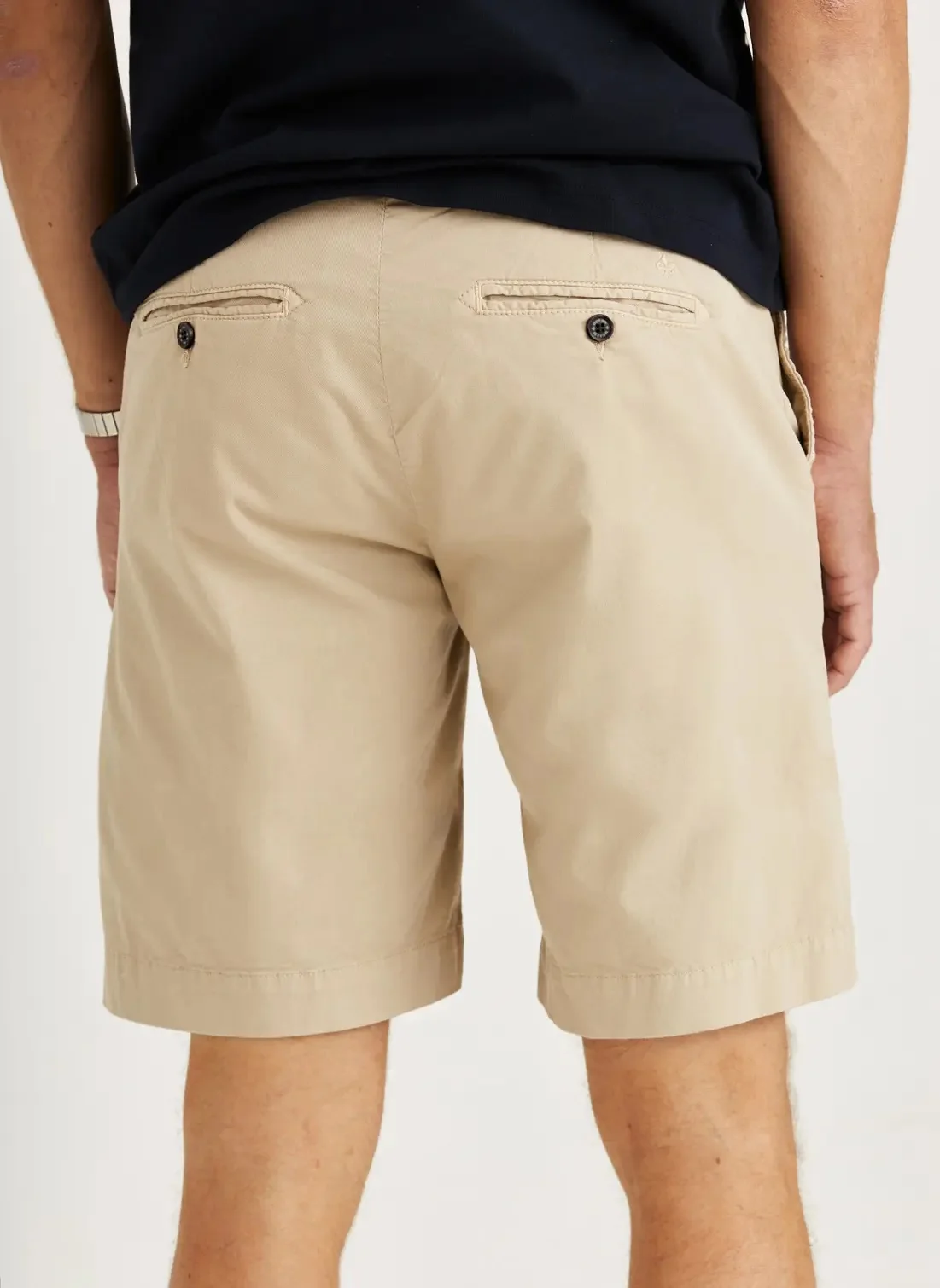 Jeffrey Summer Chino Shorts 10" Khaki - Image 2