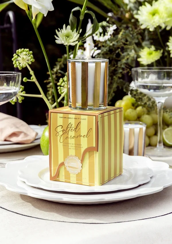 Festive Votive Candle 100g Salted Caramel - Image 5