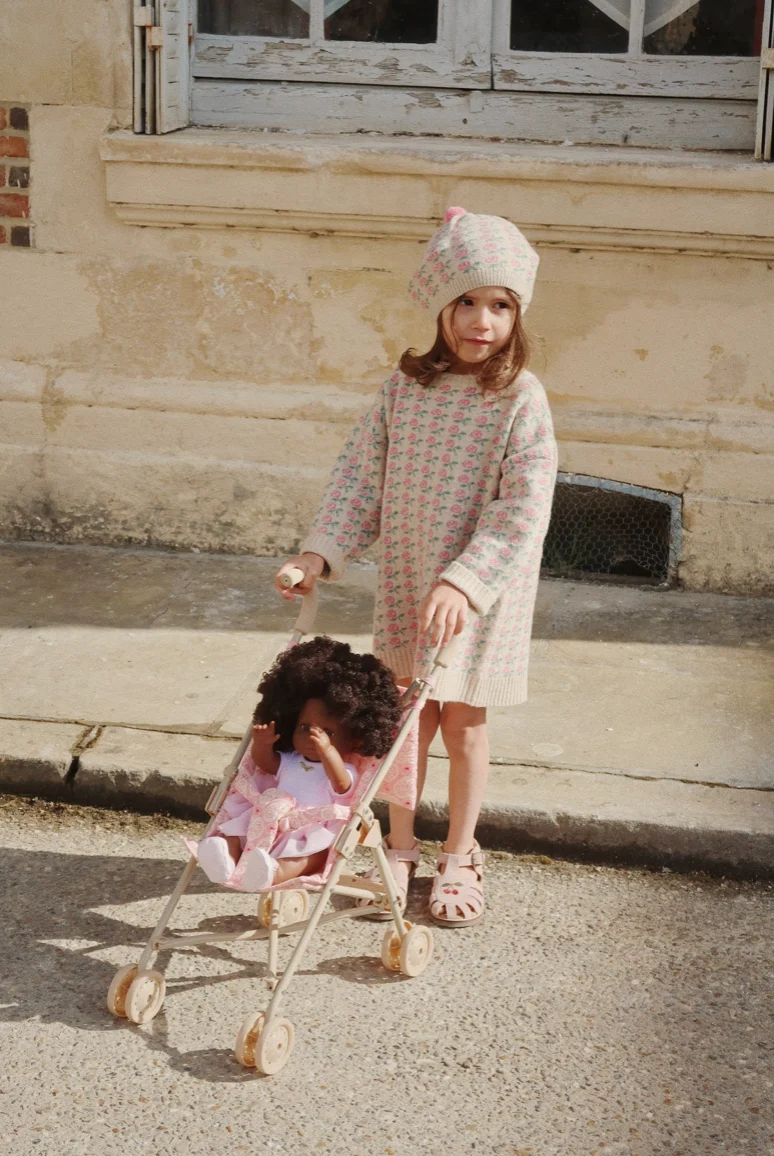DOLL STROLLER Lacy Pink - Image 3