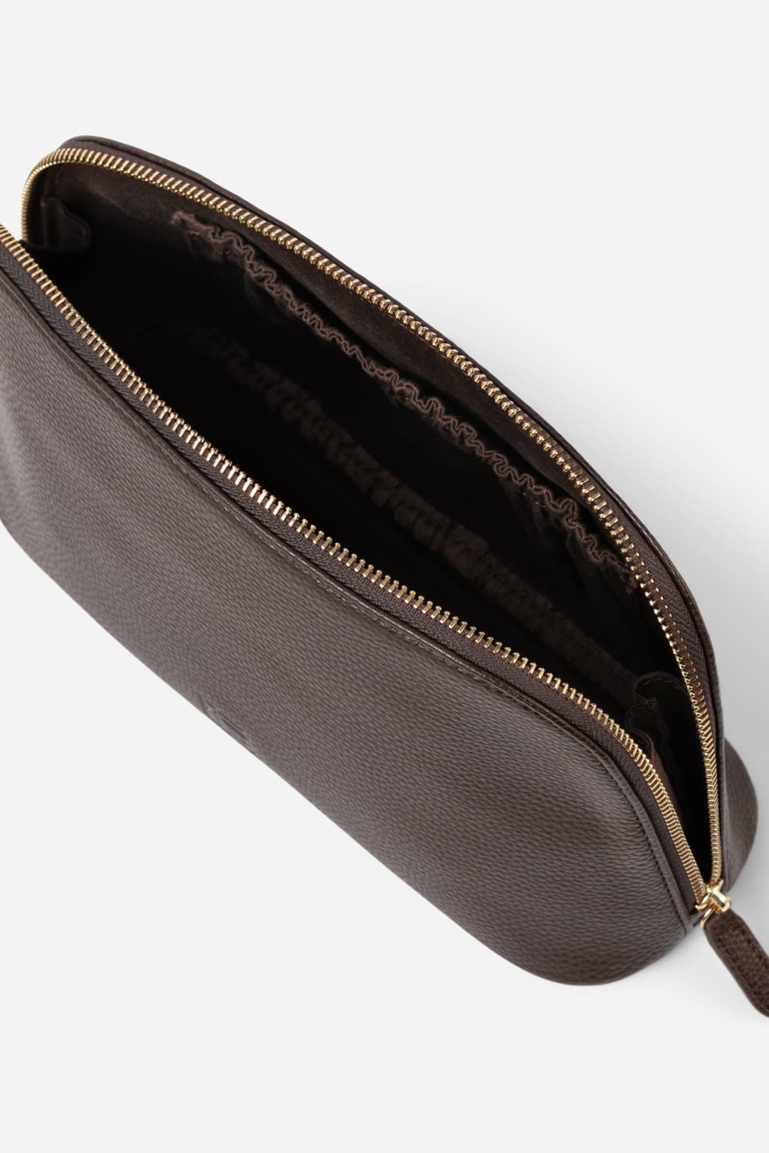 Cosmetic Pouch Large  Dark Brown - Image 2