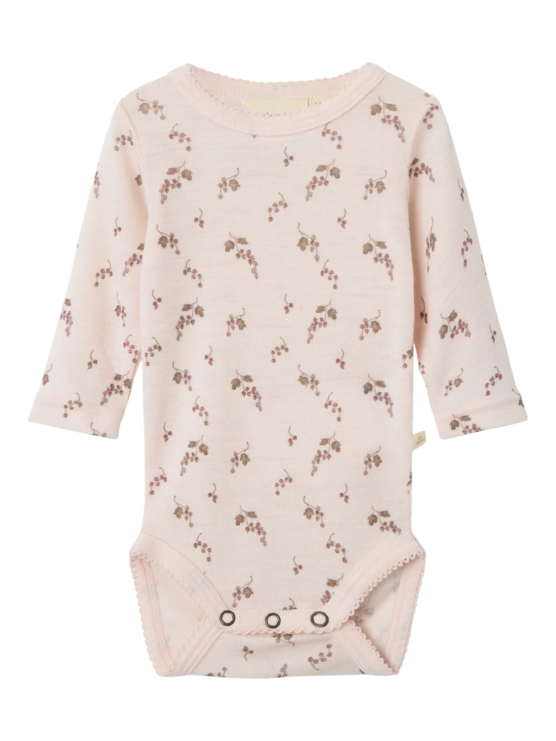 NBFNOEL NIA WOOL LS SLIM BODY LIL NOOS  Lyserosa