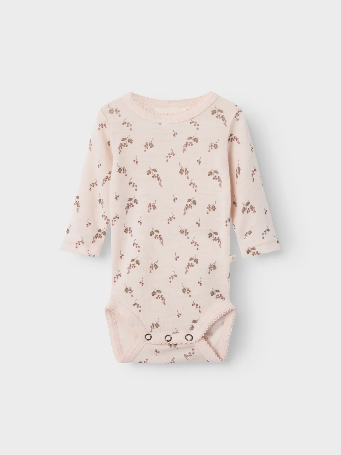 NBFNOEL NIA WOOL LS SLIM BODY LIL NOOS  Lyserosa - Image 3
