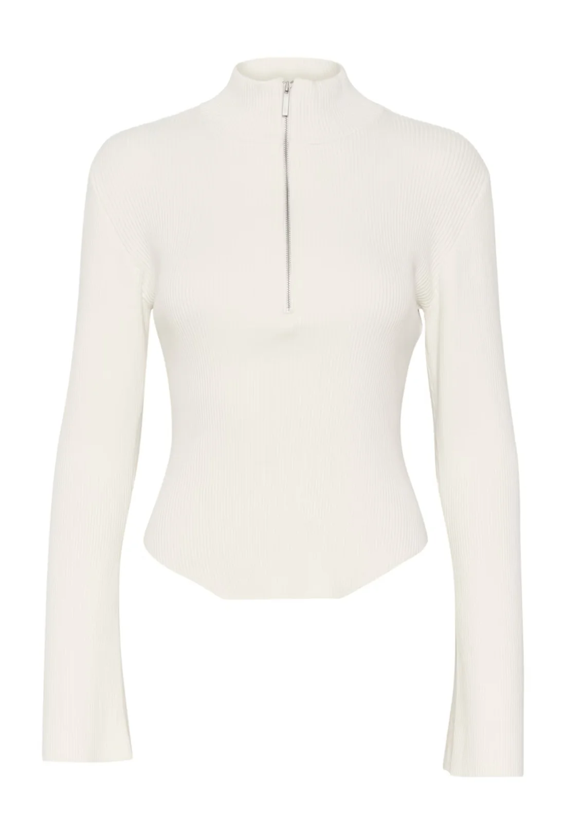 YasmiaGZ zipper pullover Egret