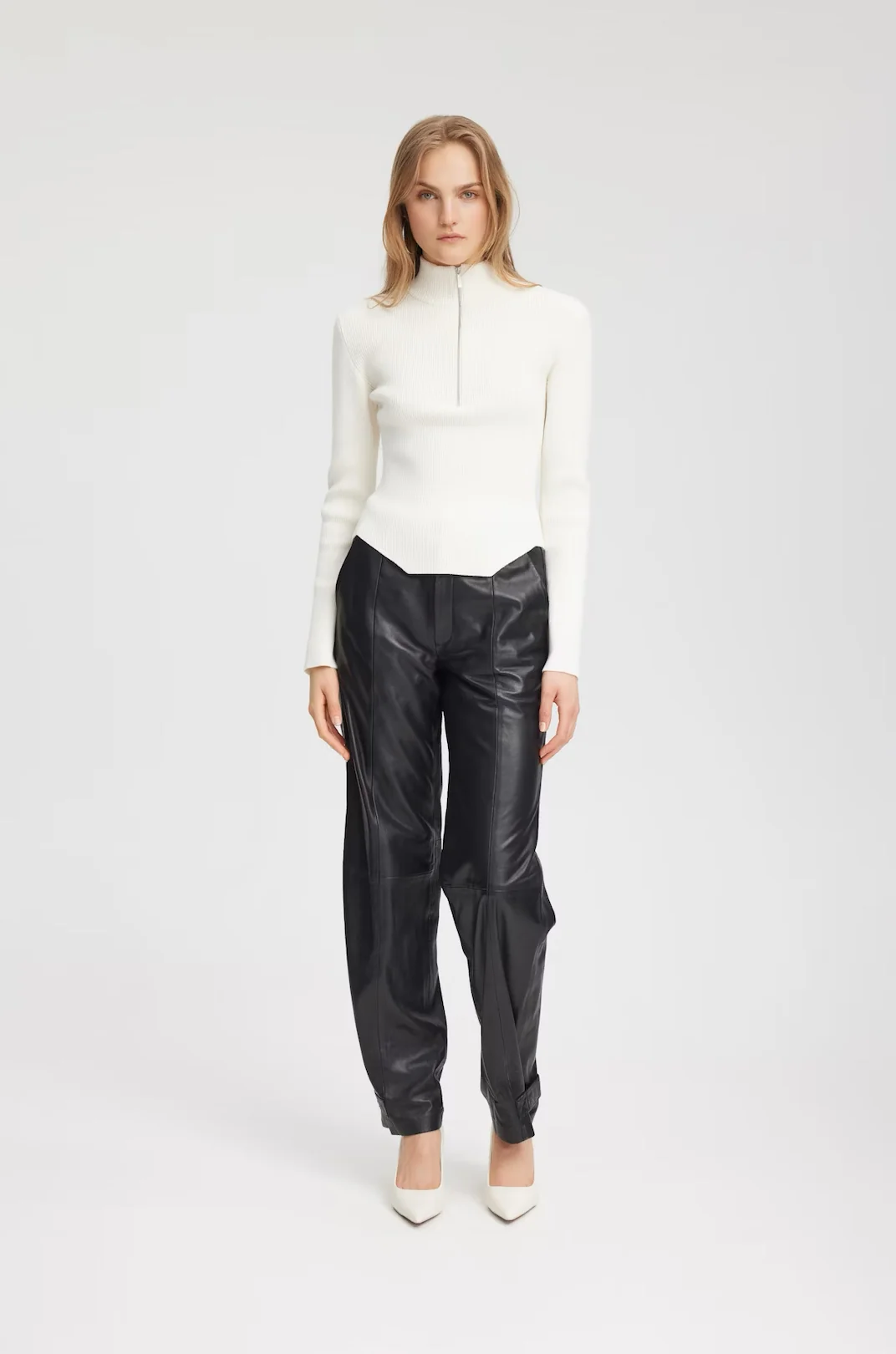 YasmiaGZ zipper pullover Egret - Image 4