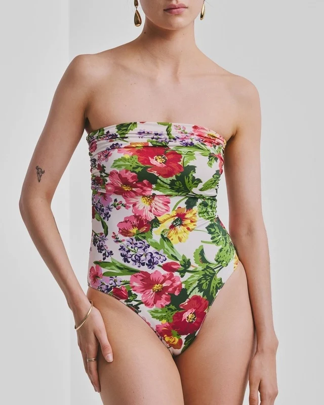 Bandeau Swimsuit Daylight Bloom - Image 6