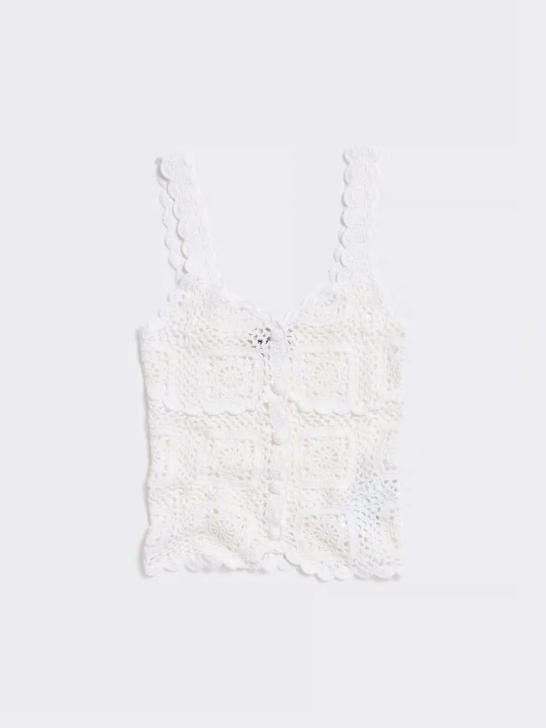 Rosie Crochet Top White - Image 4