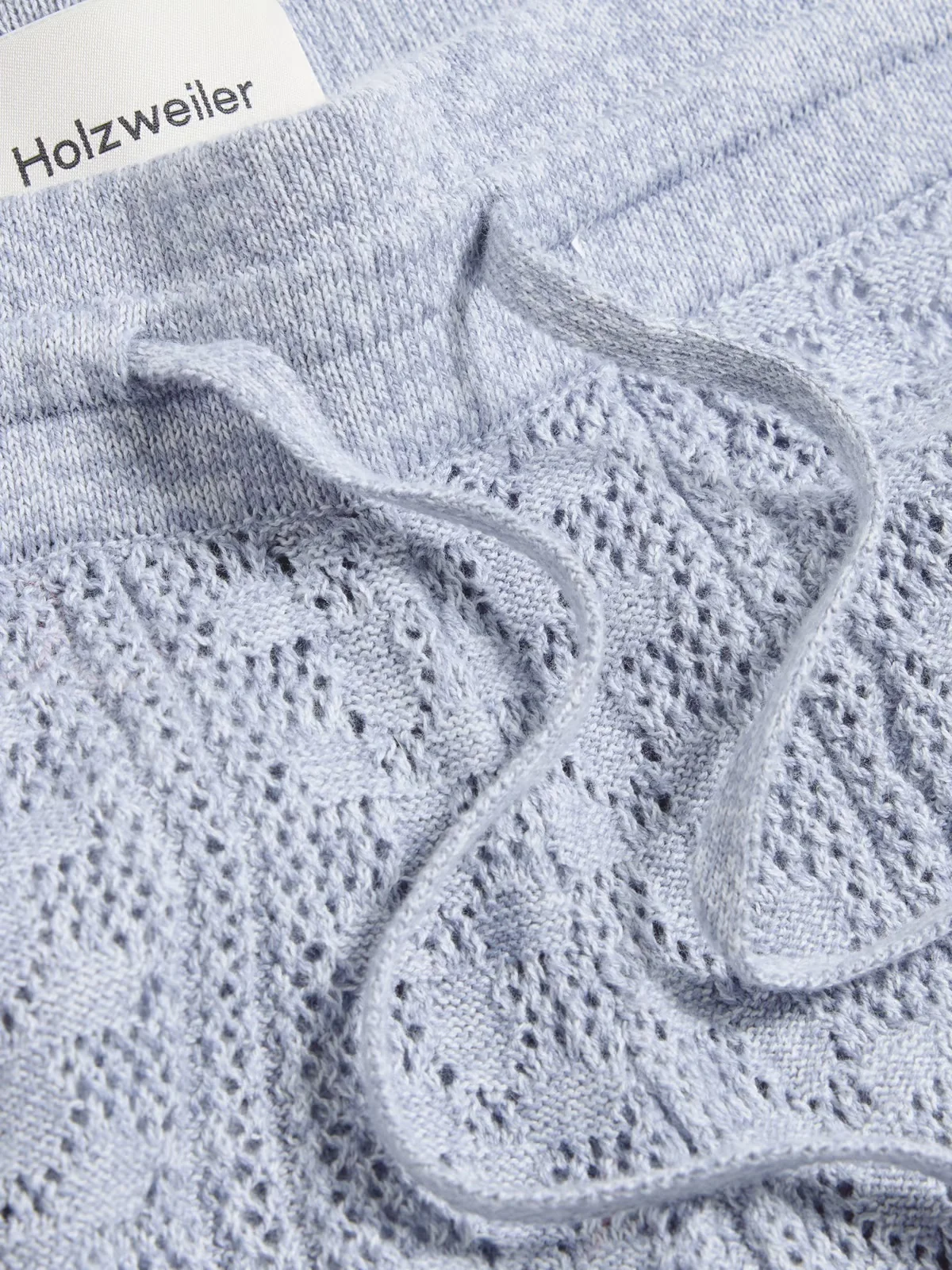Kelp Crochet Trousers Blue Mix - Image 5