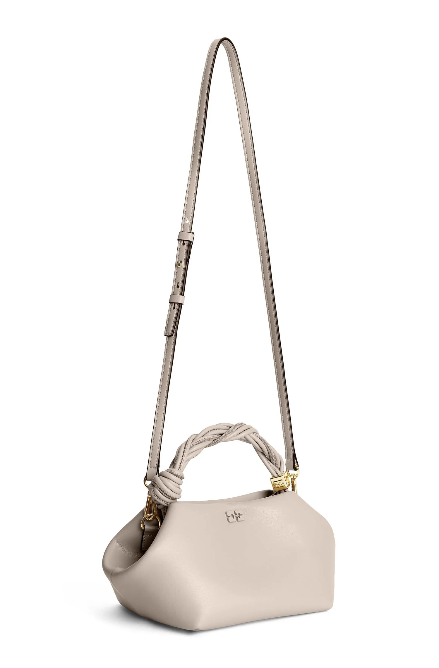 Ganni Bou Bag Small Oyster Gray