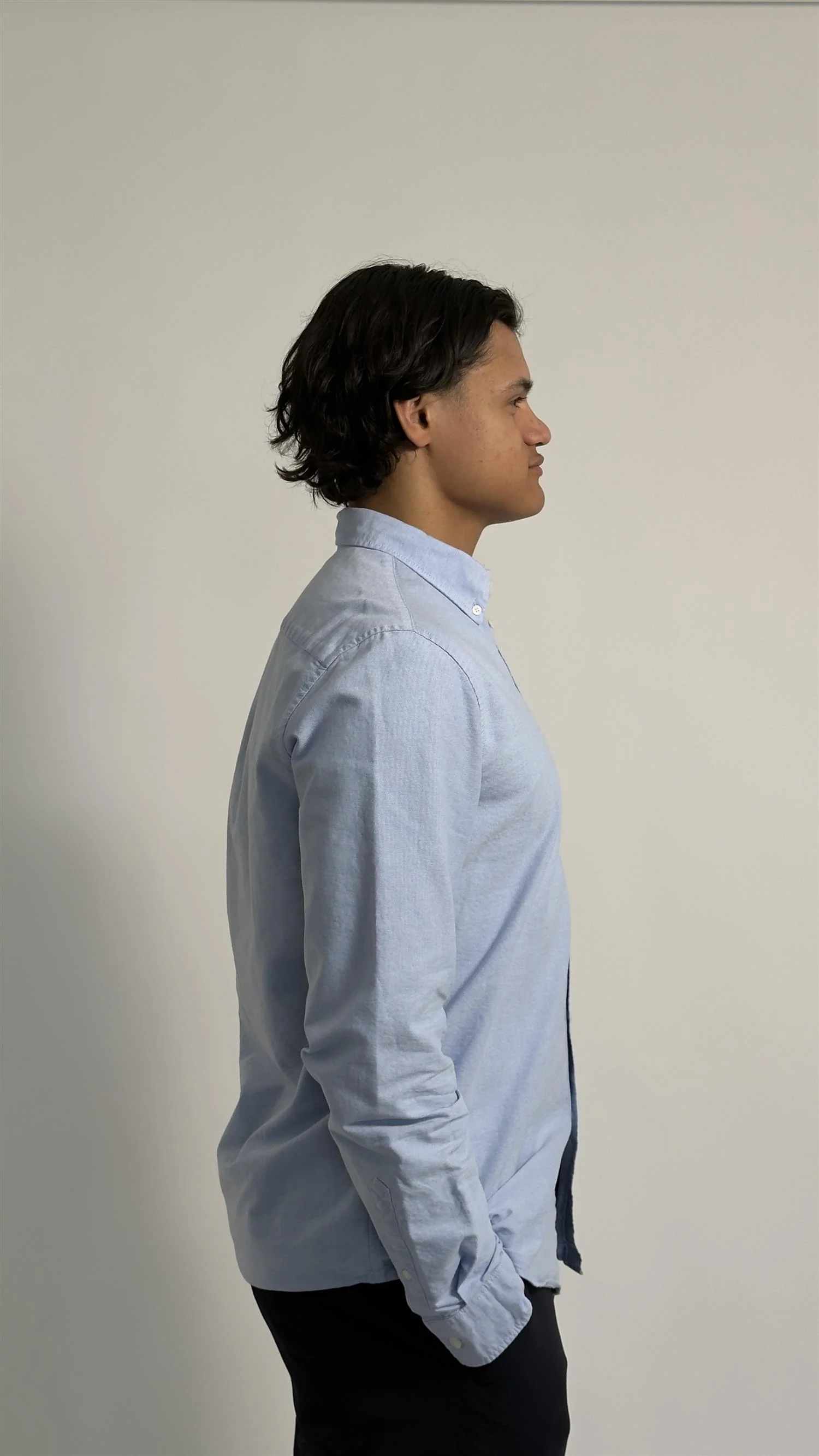 Saliam BX shirt 15095 Oxford Blue - Image 3